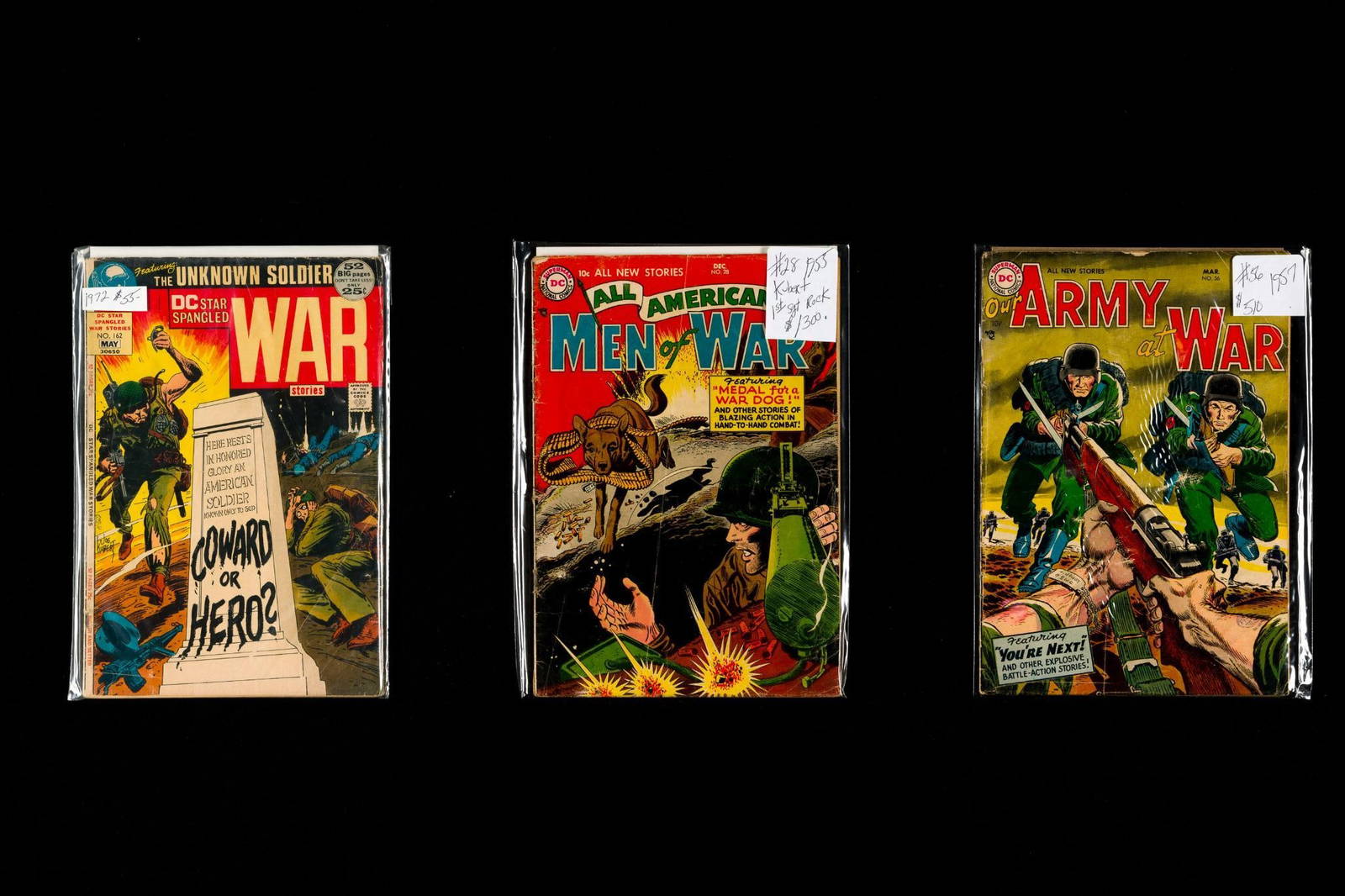 Dc War Comics 1st Sgt Rock Auction