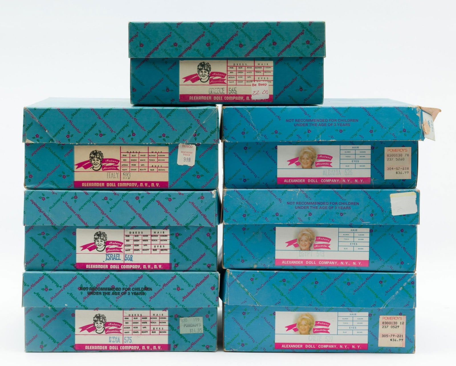 7 Madame Alexander Dolls in OB (1 of 8)