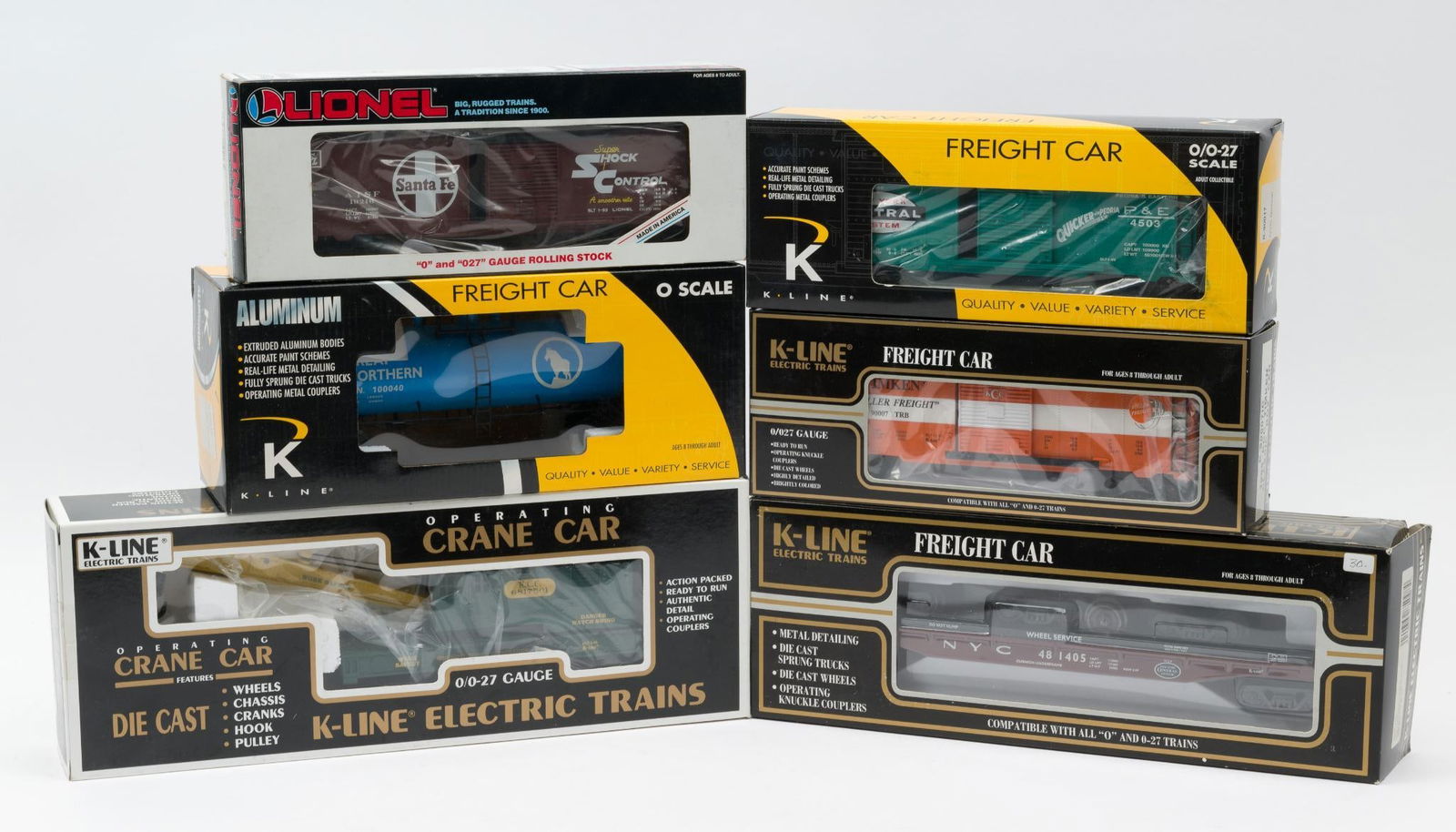5 Pieces of K-Line O-Gauge Freight (1 of 2)