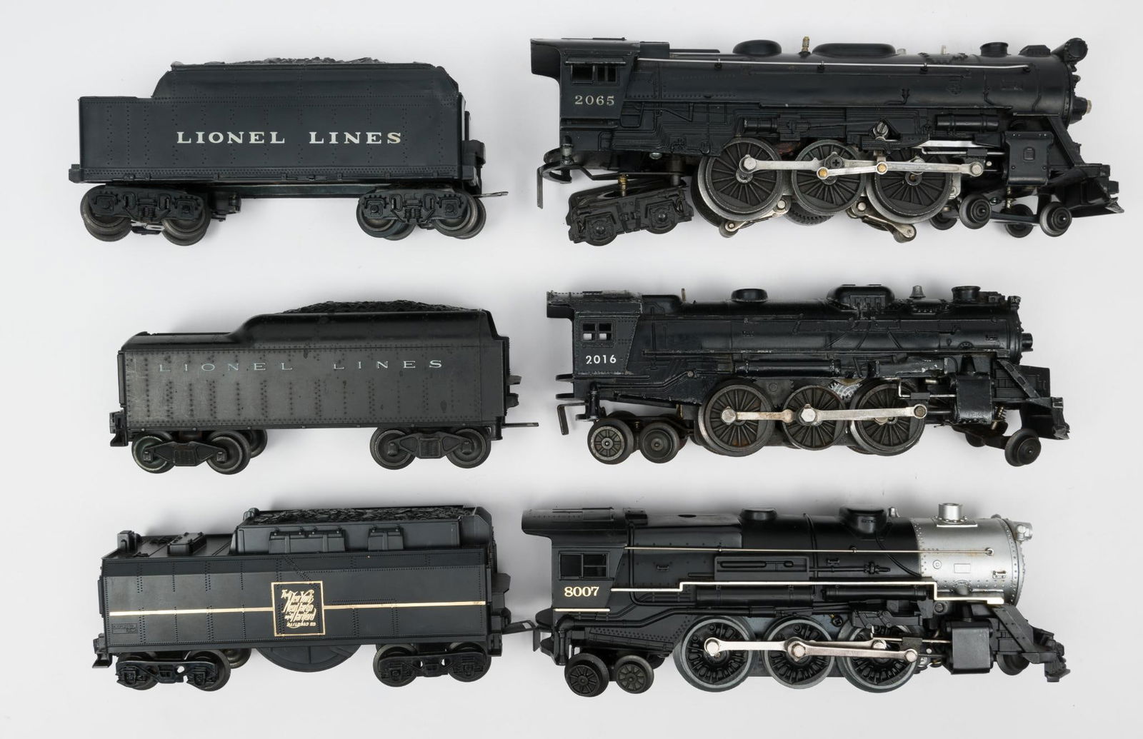 3 Lionel O-Gauge Steam Engines with Tenders (1 of 6)