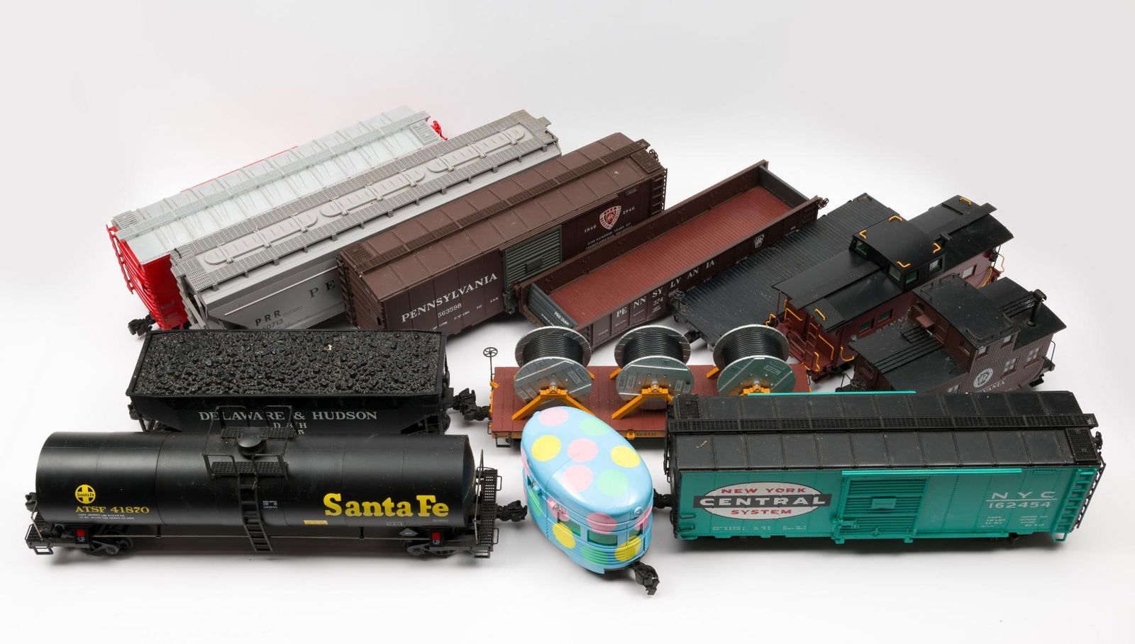 12 Model Train Cars Incl. G Scale Auction