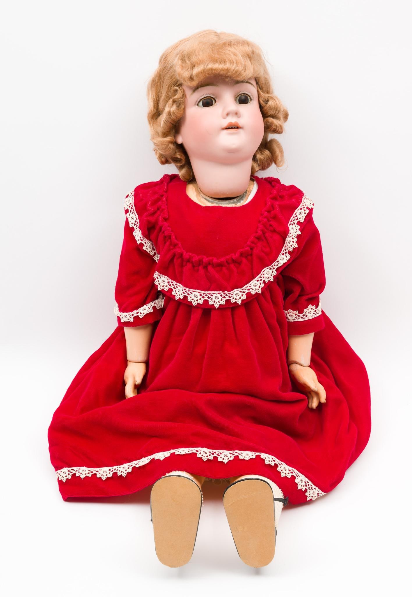 Antique Bisque & Composition Doll (1 of 3)
