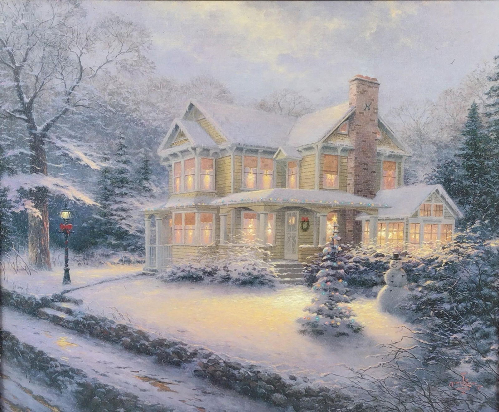 Thomas Kinkade "Blessing of Christmas" Print (1 of 5)