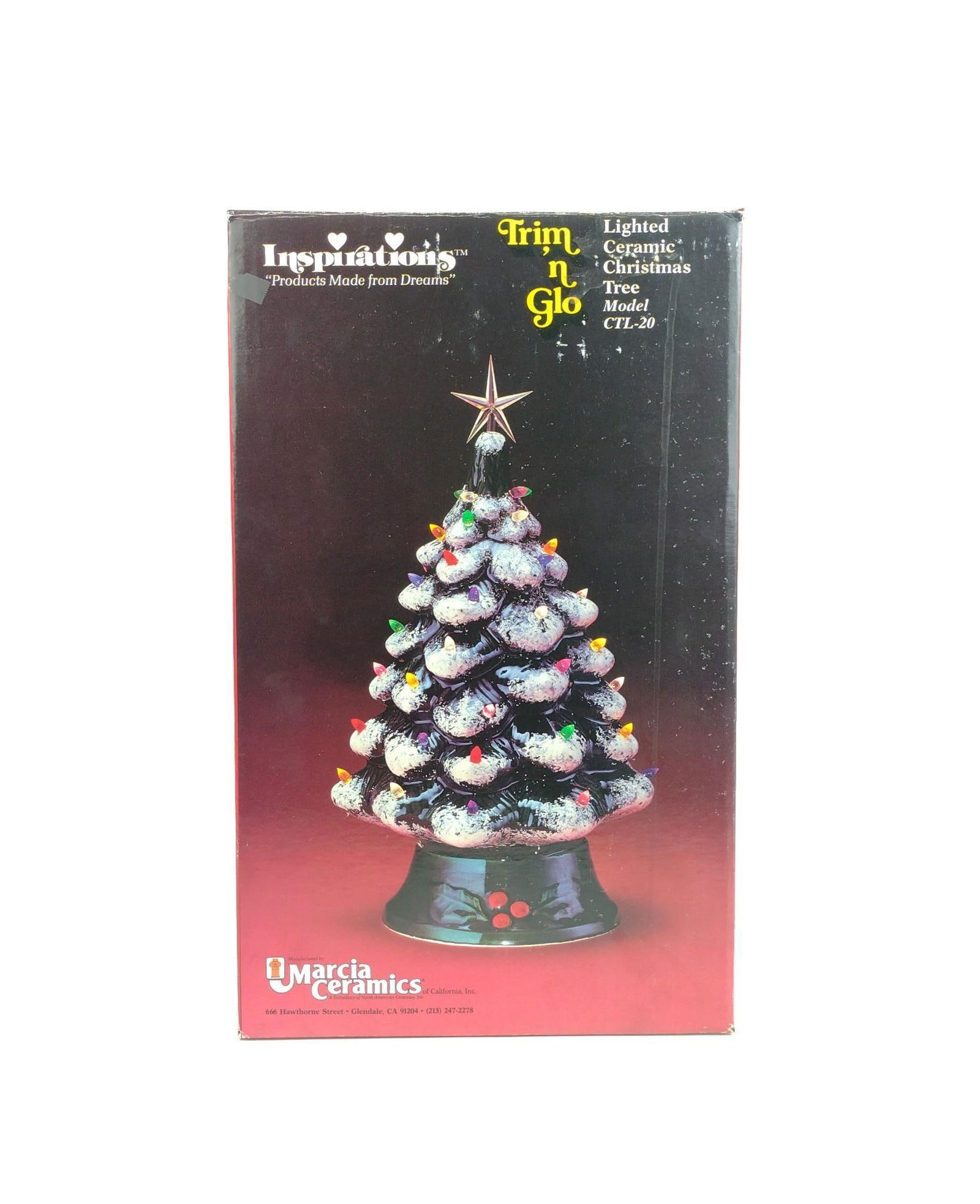 Inspirations Trim n' Glo Ceramic Christmas Tree (1 of 4)