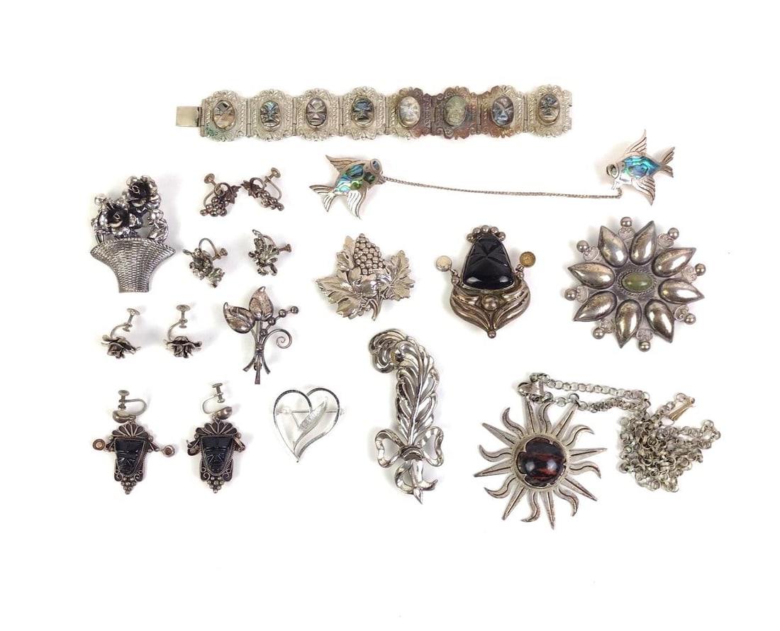 14 Pcs Sterling Jewelry (1 of 6)