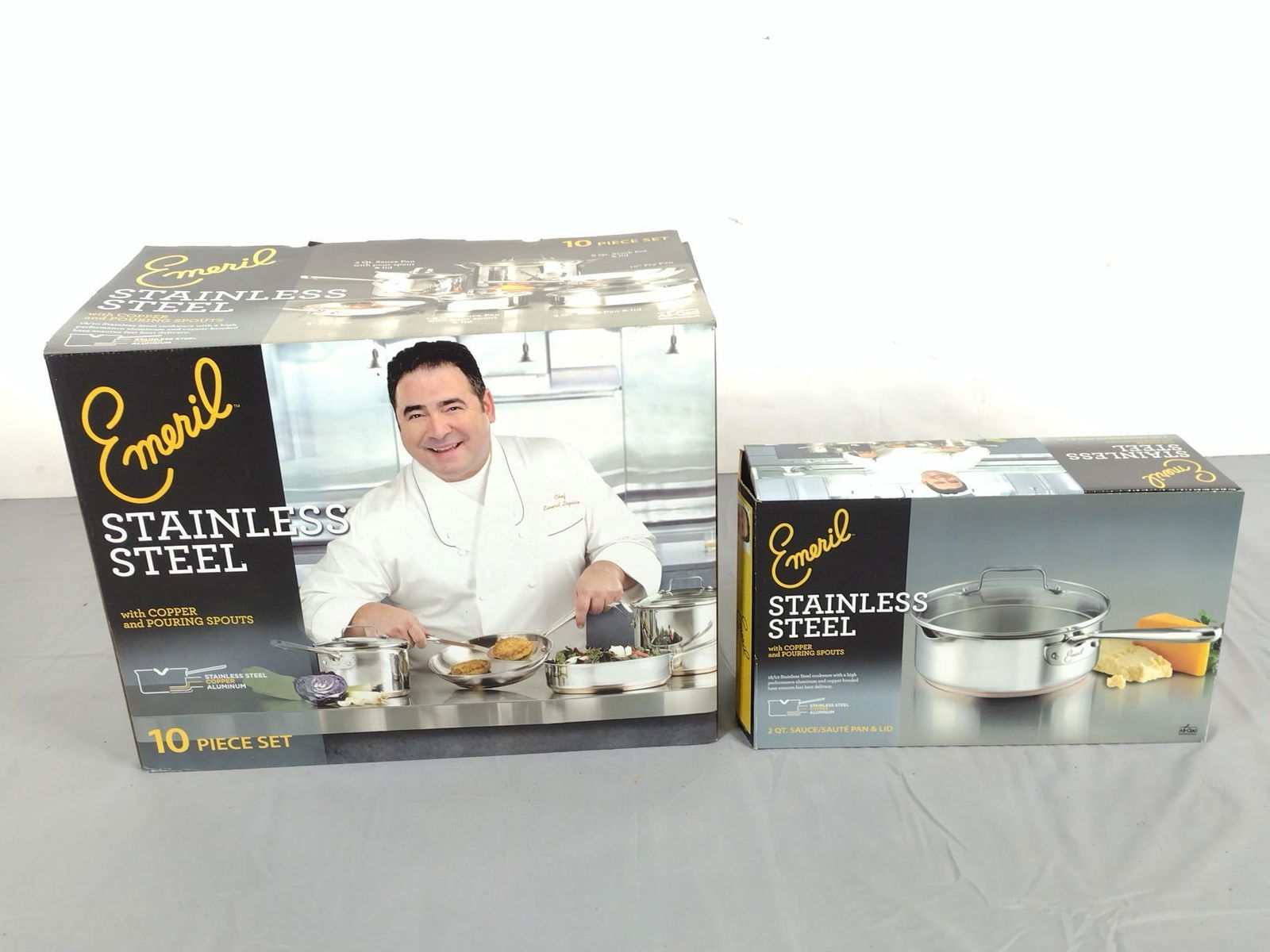 Emeril 10 Pc Stainless Steel Cookware Set and 2 Qt Sauce Pan (1 of 6)