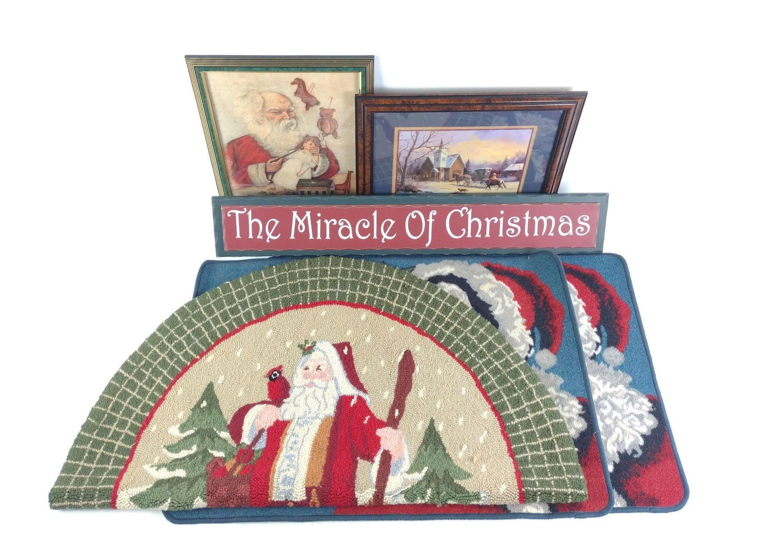 6 Pcs Christmas incl Rugs and Prints (1 of 7)