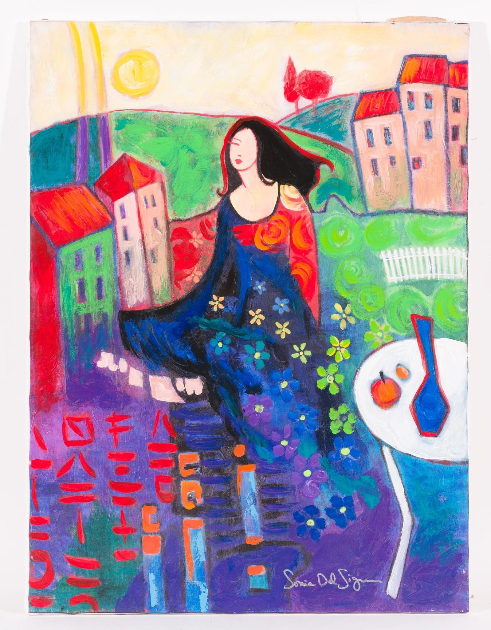 Sonia Del Signore "Weekend A'La Campagne" Mixed Media (1 of 4)