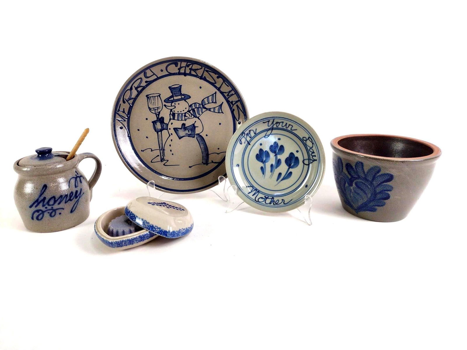 5 Pcs Stoneware incl Beaumount Brothers (1 of 7)