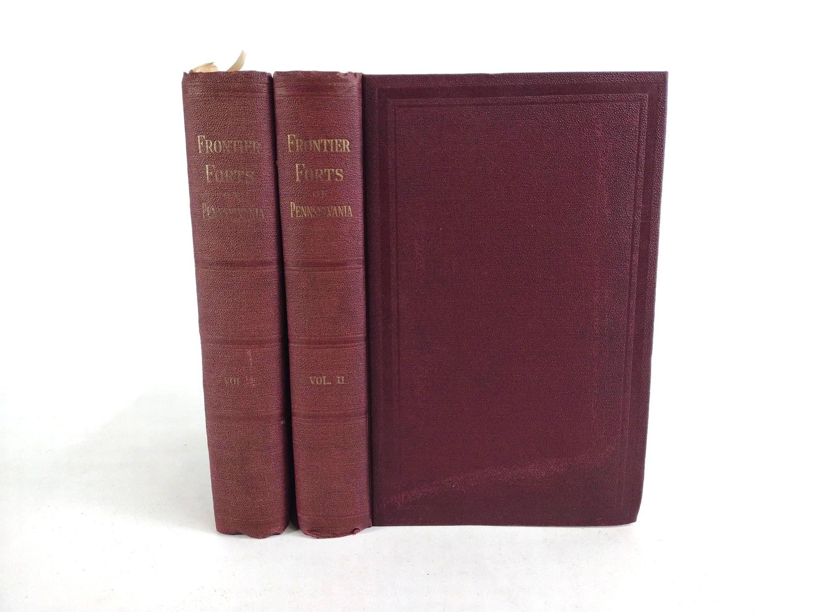Vol 1 and 2 Frontier Forts of Pennsylvania: State Printers of Pennsylvania. Copyright 1896. LR