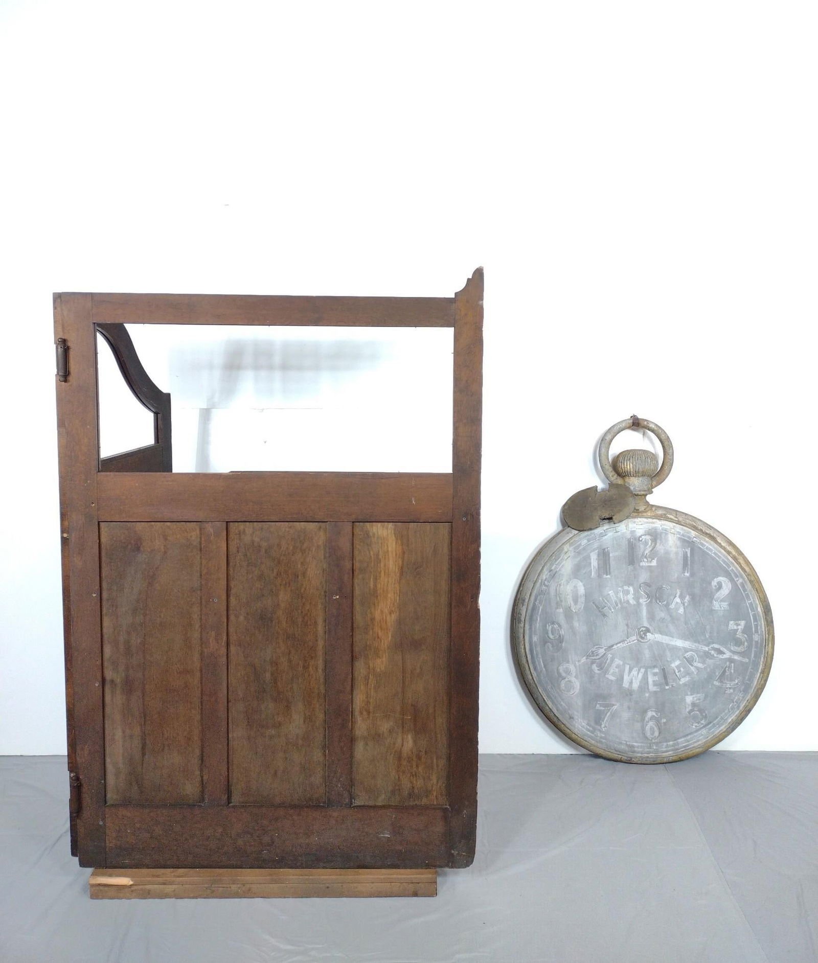 Hirsch Jeweler Stand and Pocket Watch Trade Sign (1 of 7)