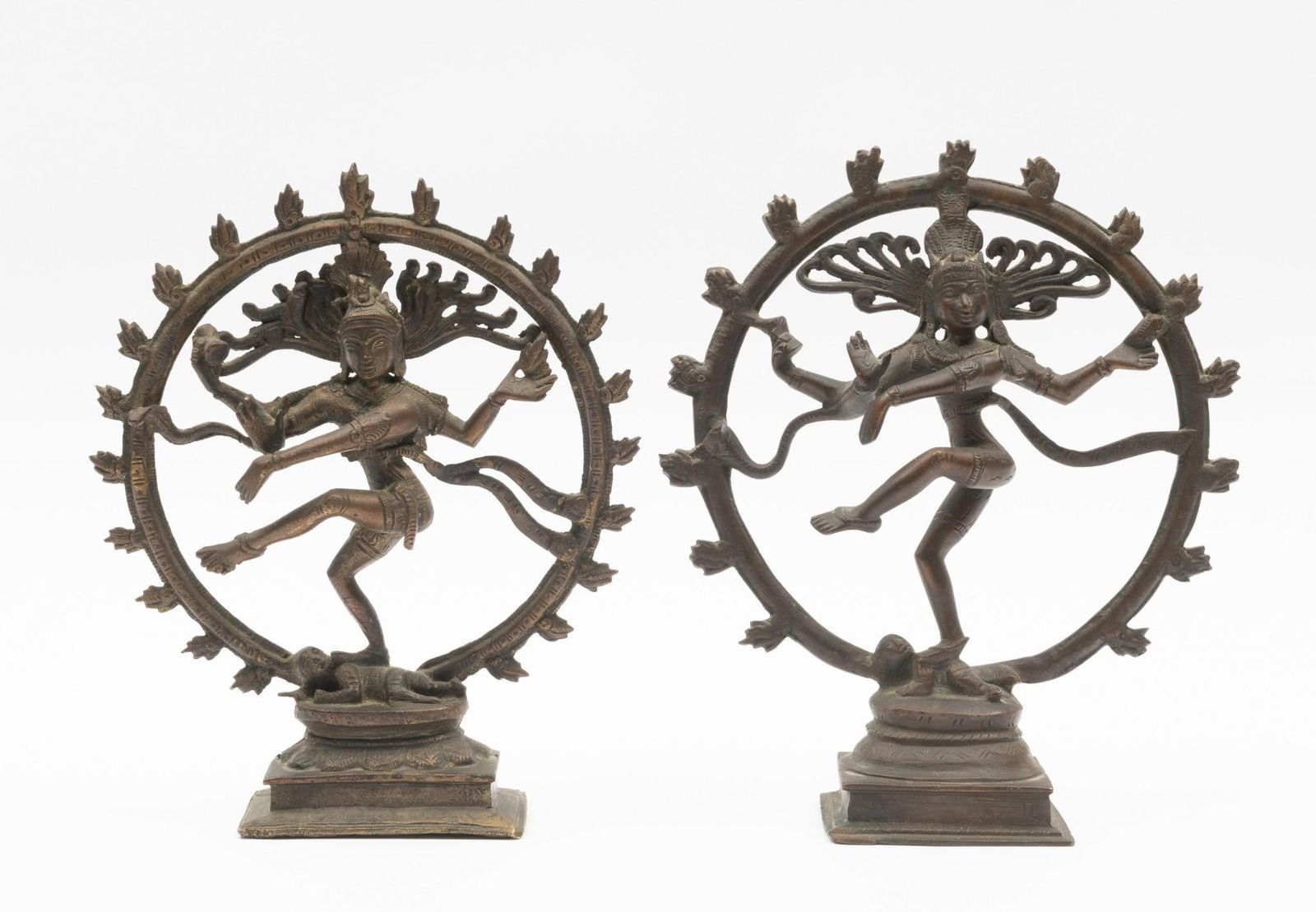2 Shiva Temple Dancer Sculptures (1 of 4)