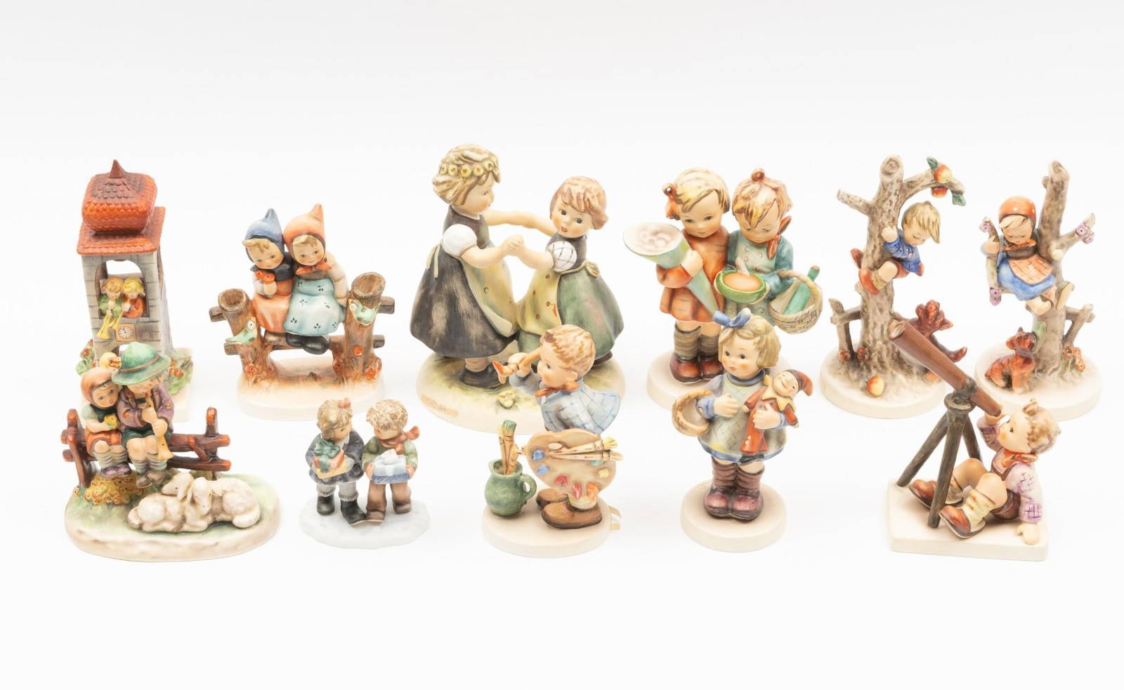 11 Hummel Figurines Incl Spring Dance Auction