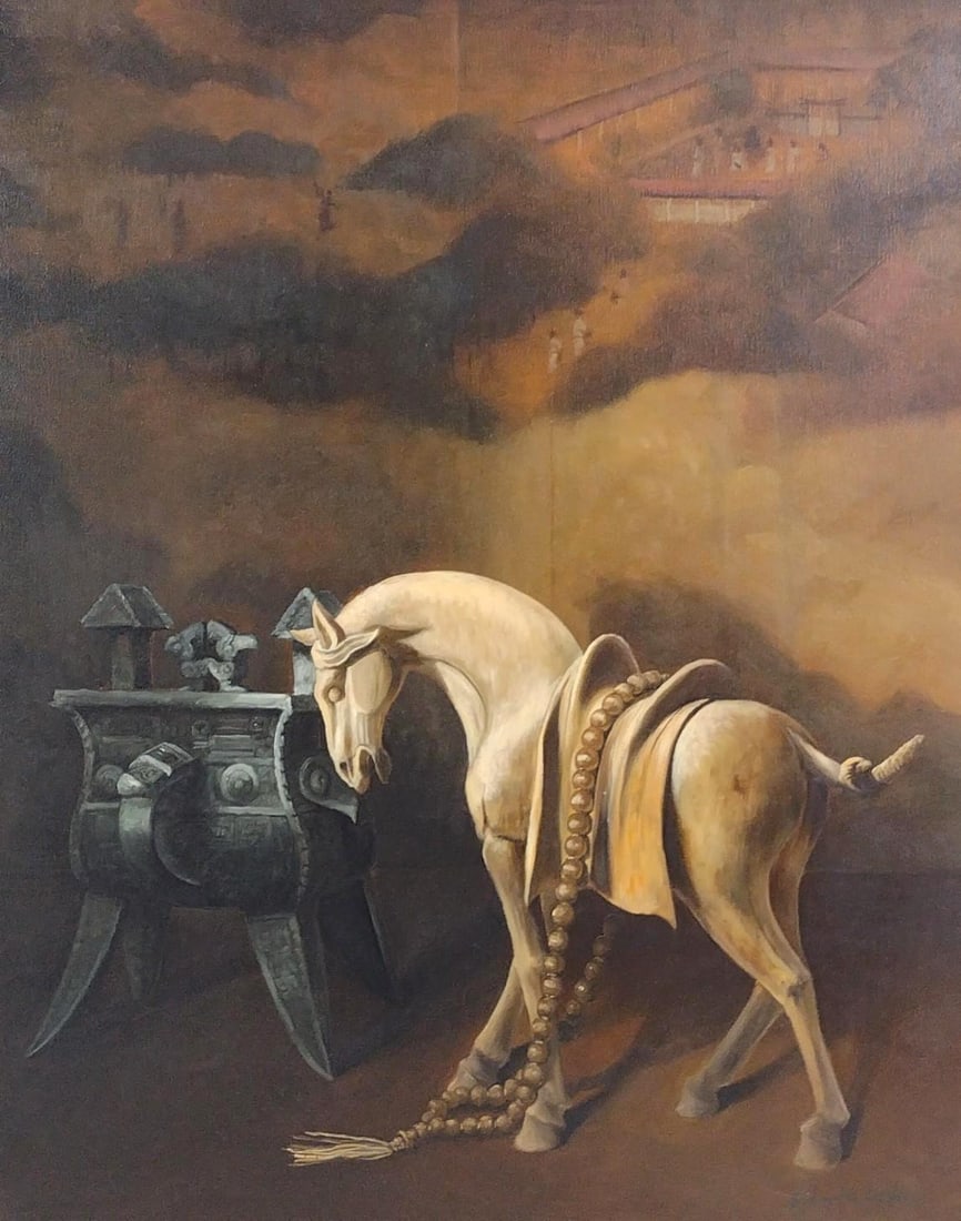 Robert White "Tang Horse" Painting (1 of 5)