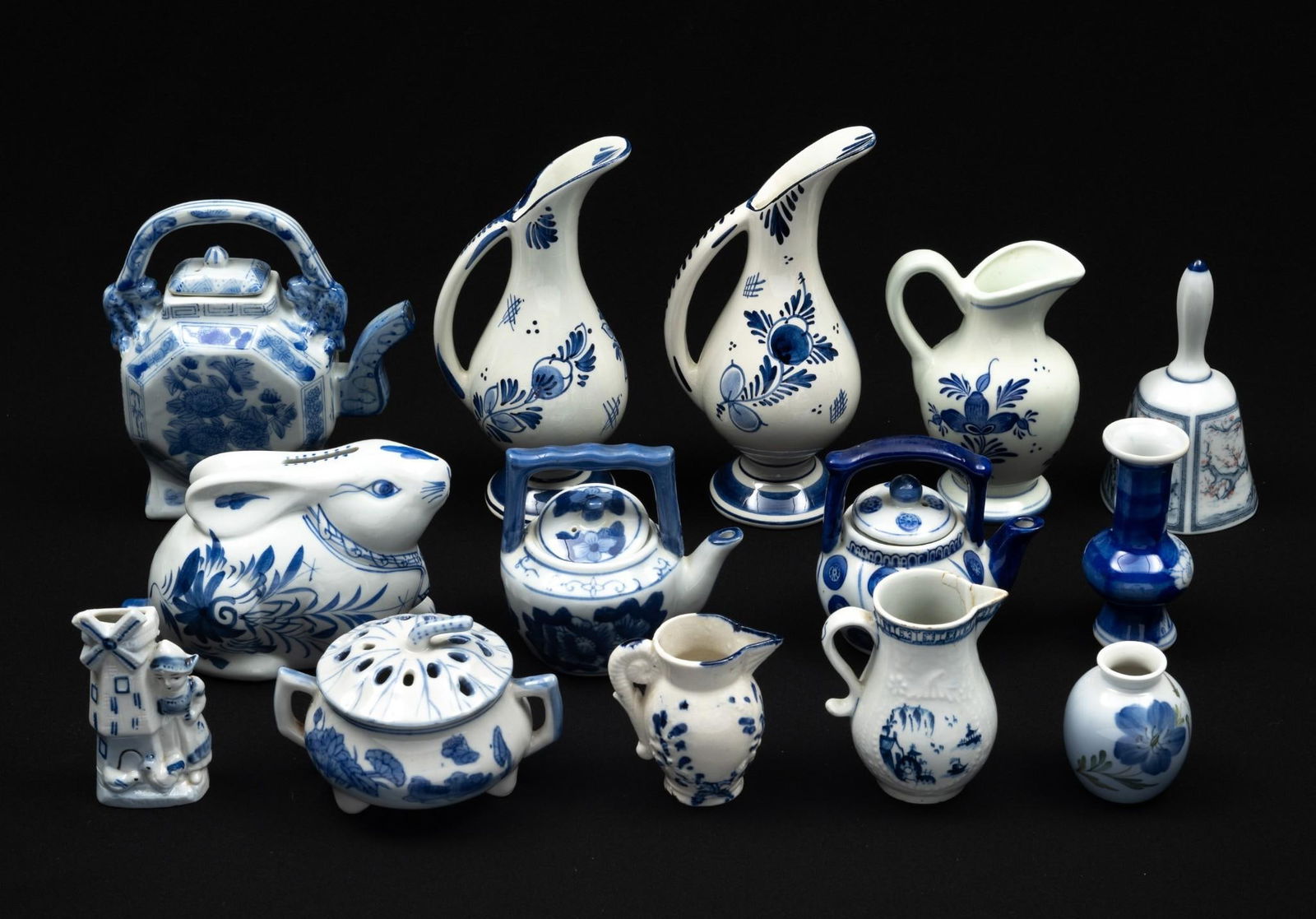 14 Blue and White Ceramics incl Delft (1 of 7)