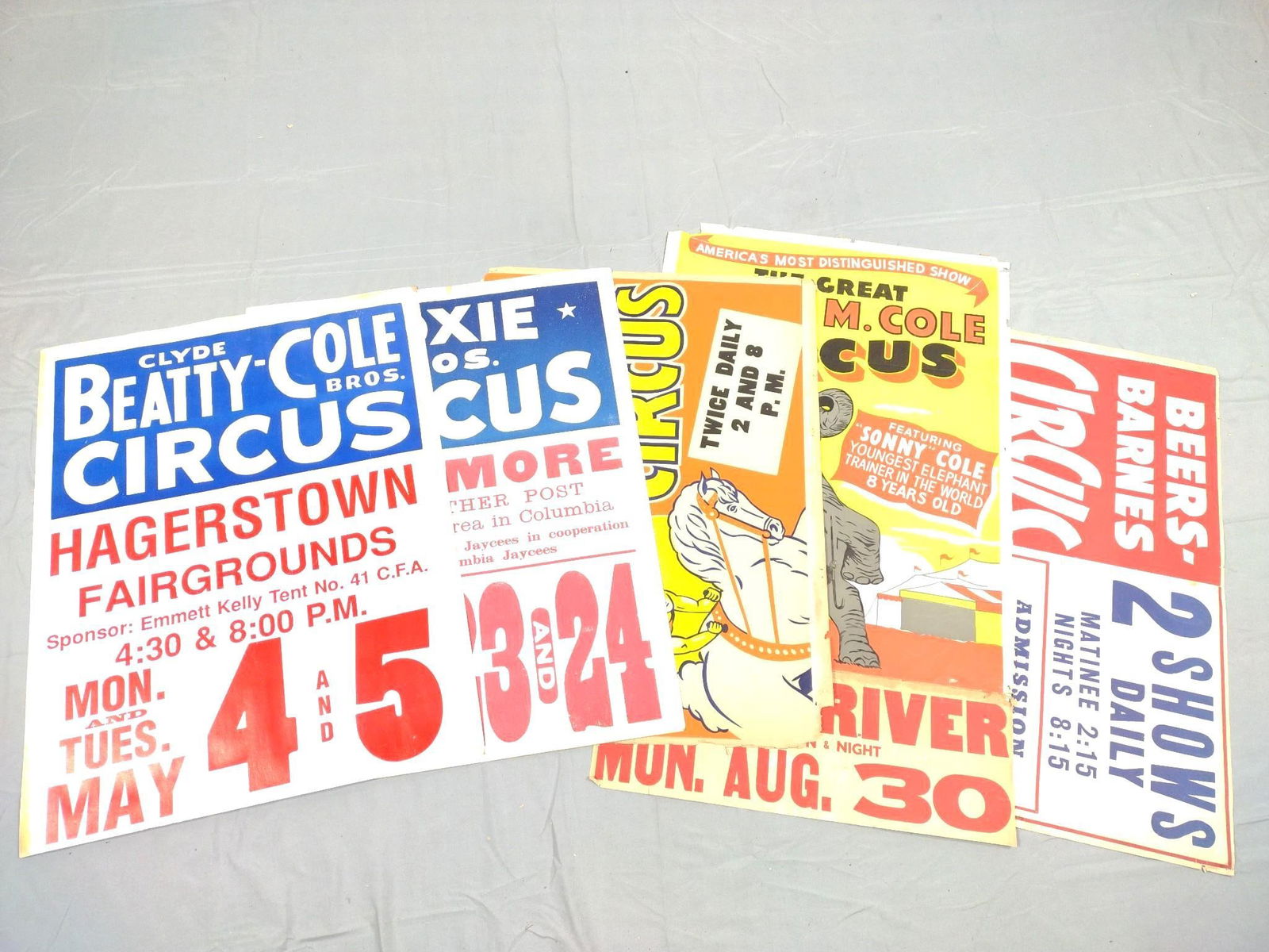 5 Circus Posters incl Beers-Barnes (1 of 6)