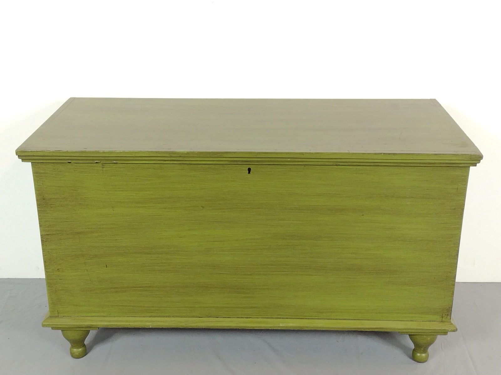 Green Painted Blanket Chest (1 of 5)