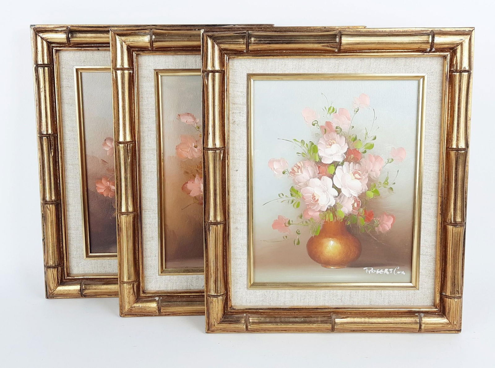 3 Robert Cox Floral Still Life Paintings (1 of 4)