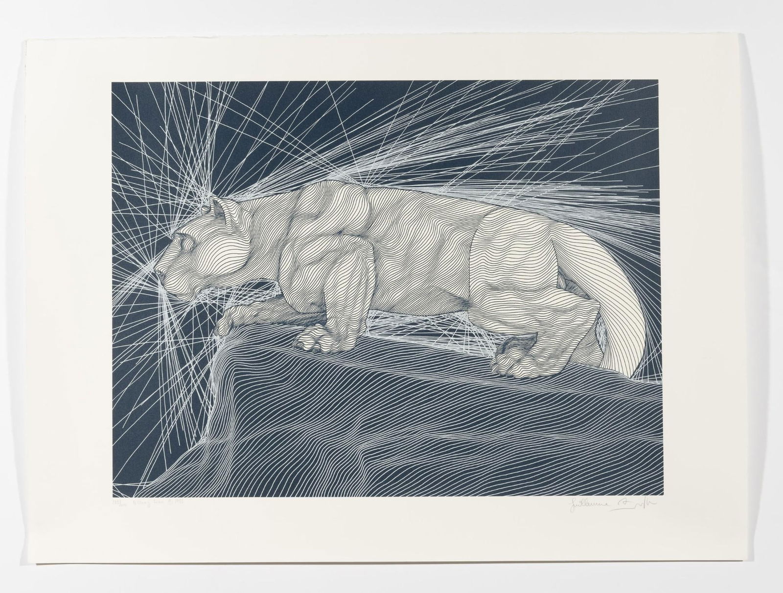 Guillaume Azoulay Silkscreen "Nittany Lion" (1 of 4)