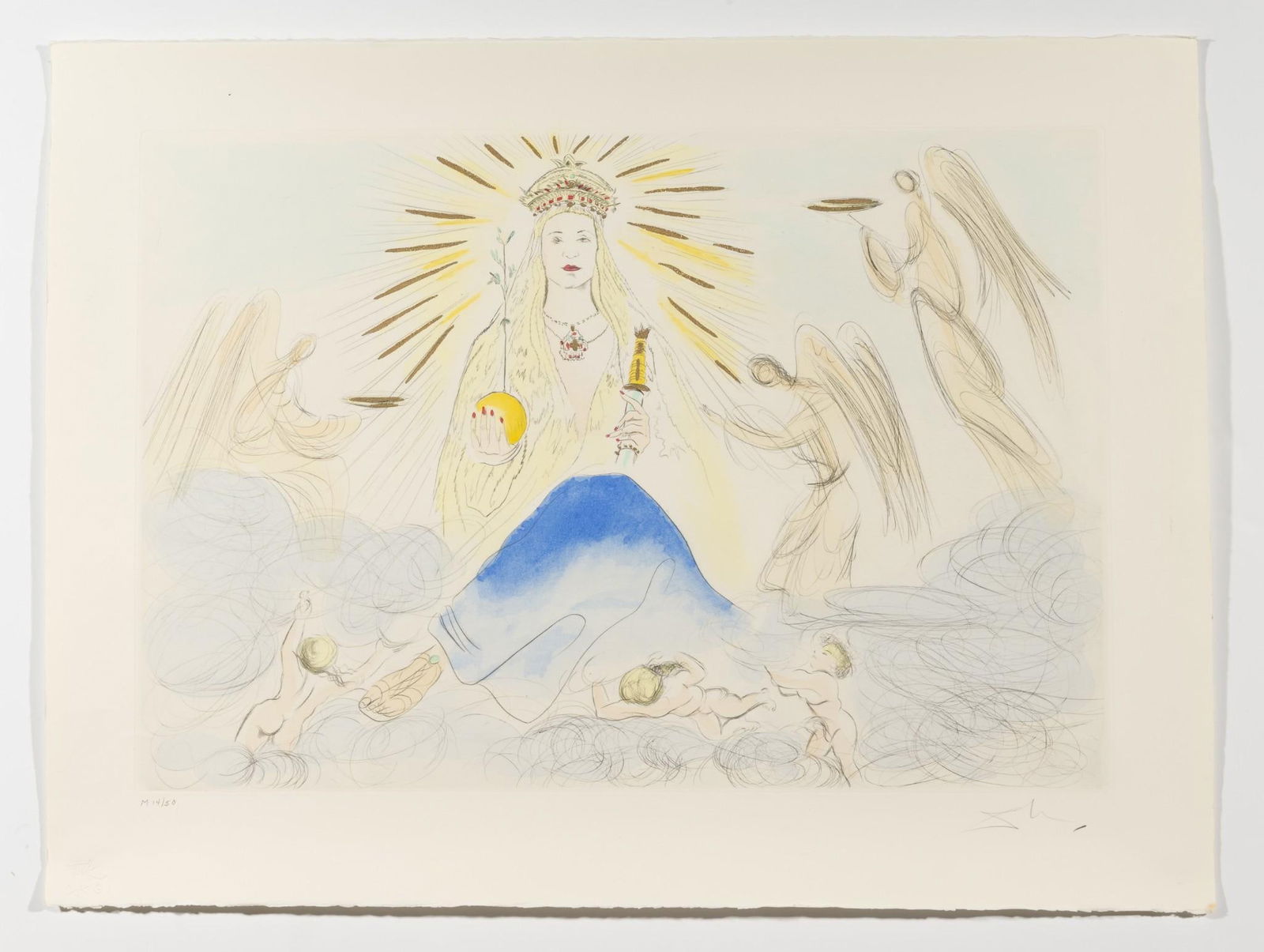 Manner of Salvador Dali Madonna Print (1 of 3)