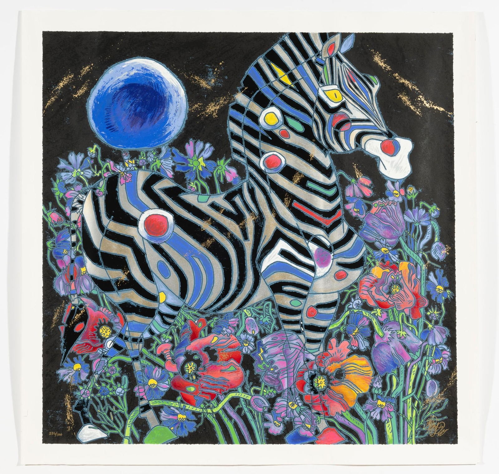 Jiang Tiefeng Serigraph on Canvas "A Spring Rhyme" (1 of 4)