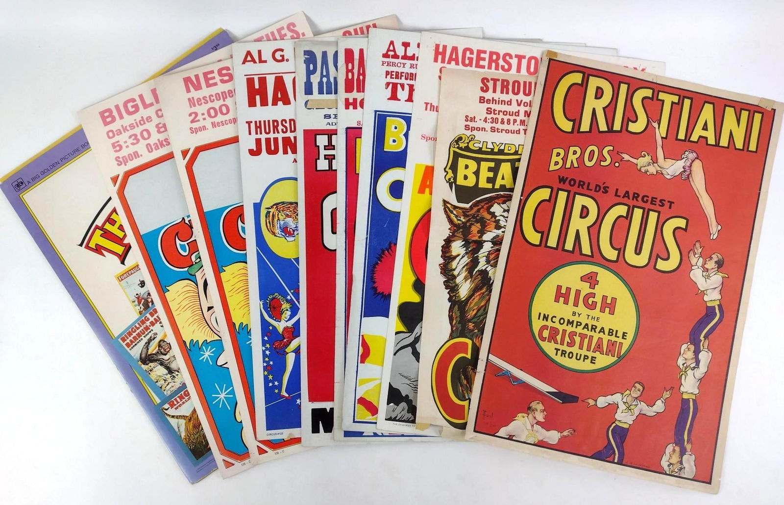 17 Vintage Circus Posters incl Alain Zerbini (1 of 5)