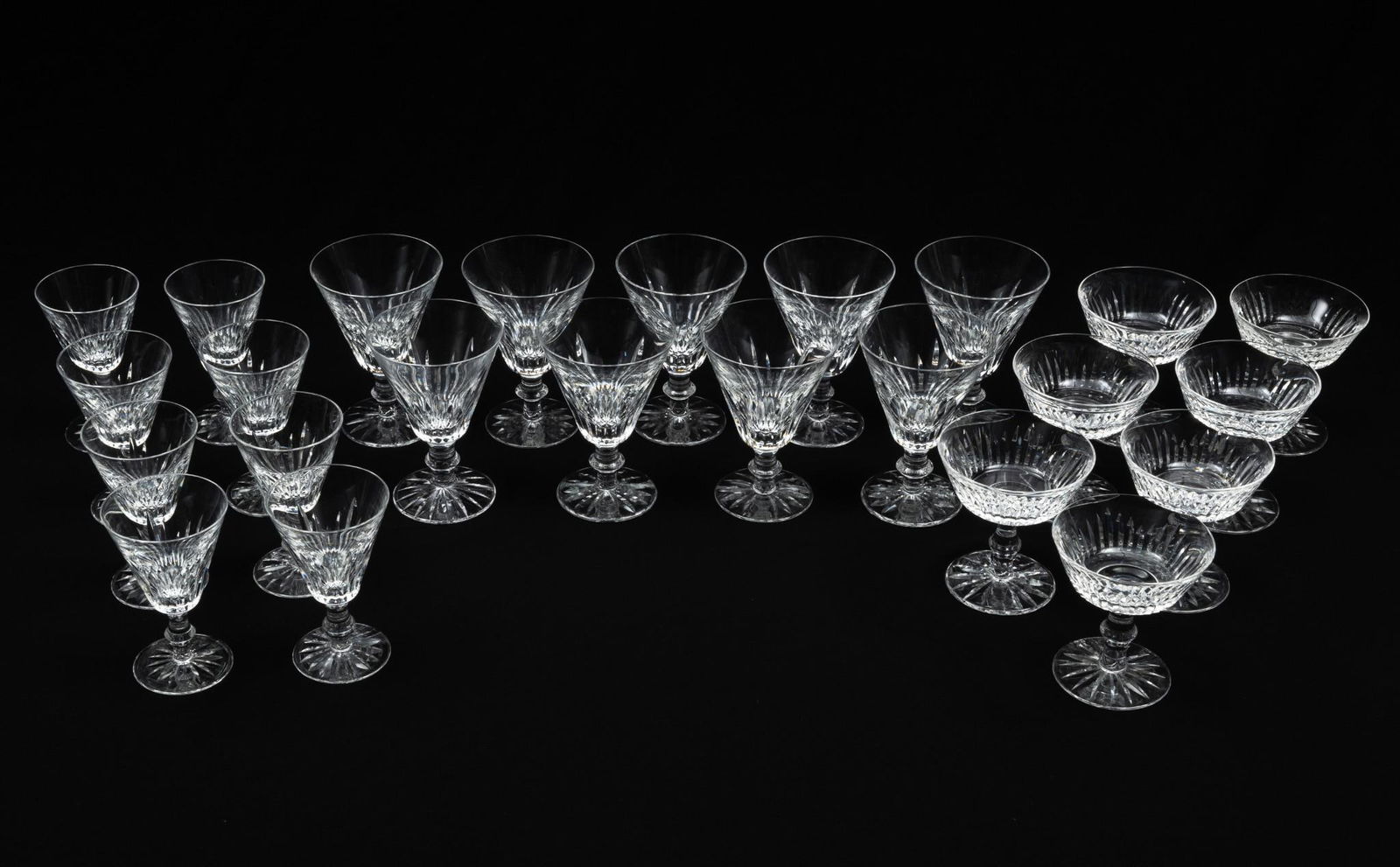 24 Pcs Waterford "Glenmore" and "Eileen" Stemware (1 of 7)