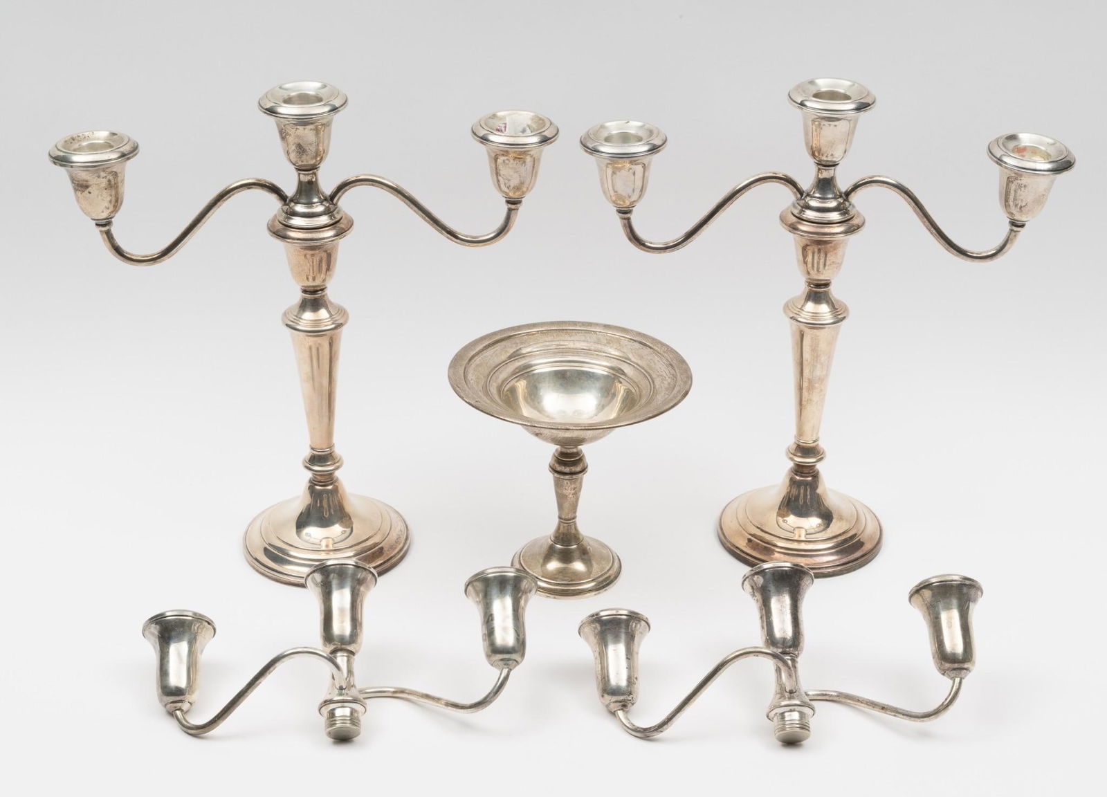5 Pcs Sterling Weighted incl Compote (1 of 8)