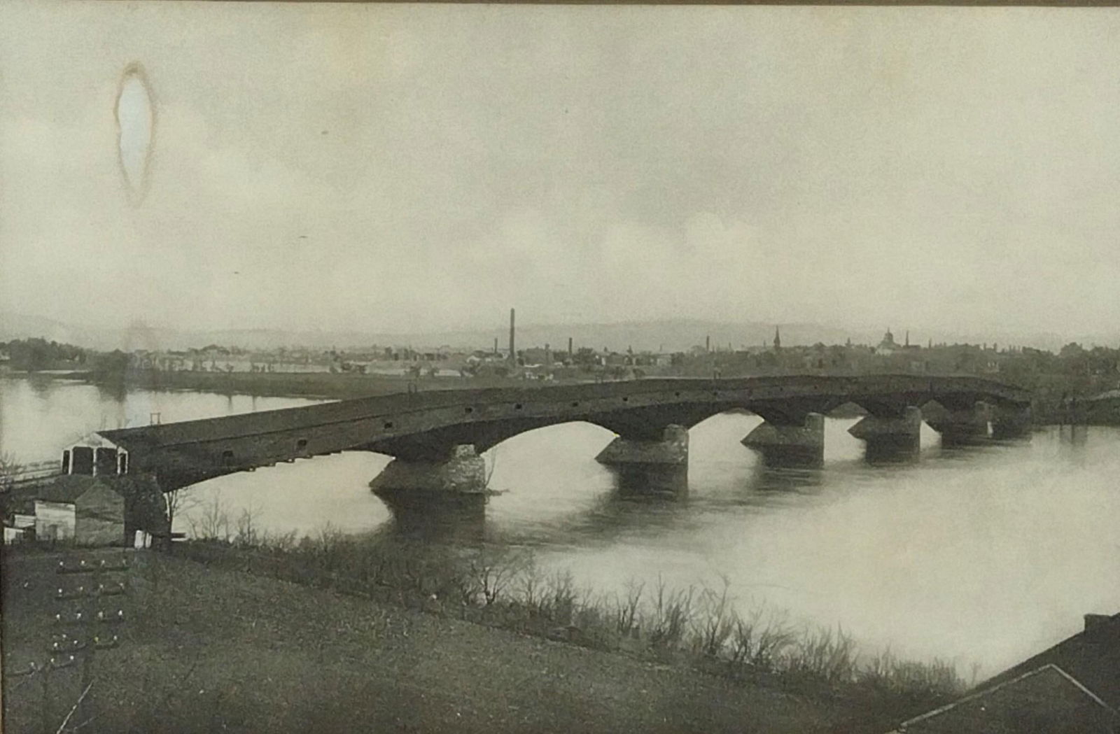 Antique Camelback Bridge Harrisburg, PA Photograph (1 of 3)