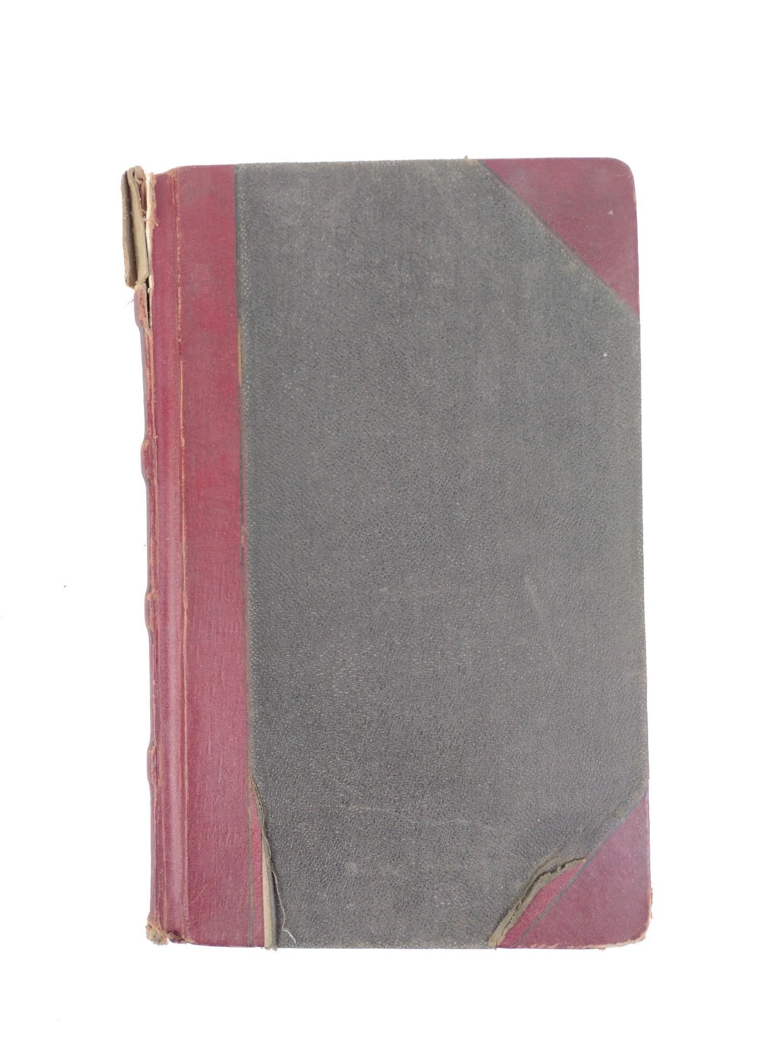 Shipoke (Harrisburg, PA) Cemetary Ledger: Wear overall and to spine, with tape in areas. 14" high x 9" wide. EK