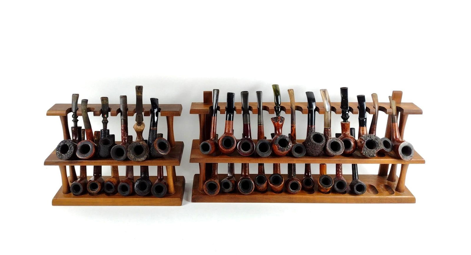 33 Tobacco Pipes and Two Pipe Displays (1 of 13)