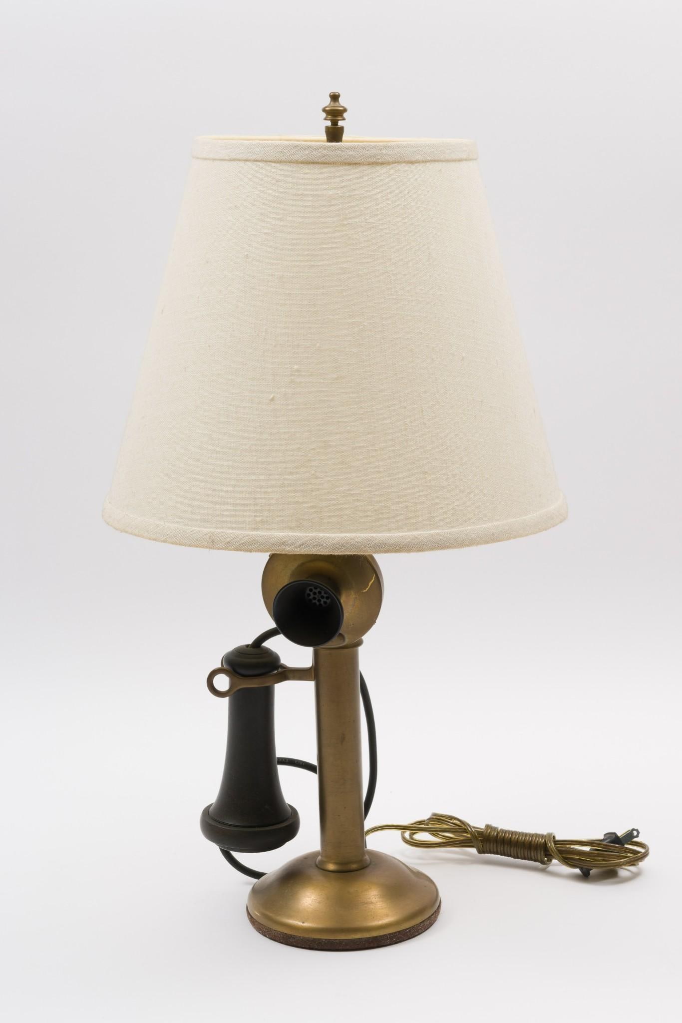 Candlestick Telephone Lamp Auction