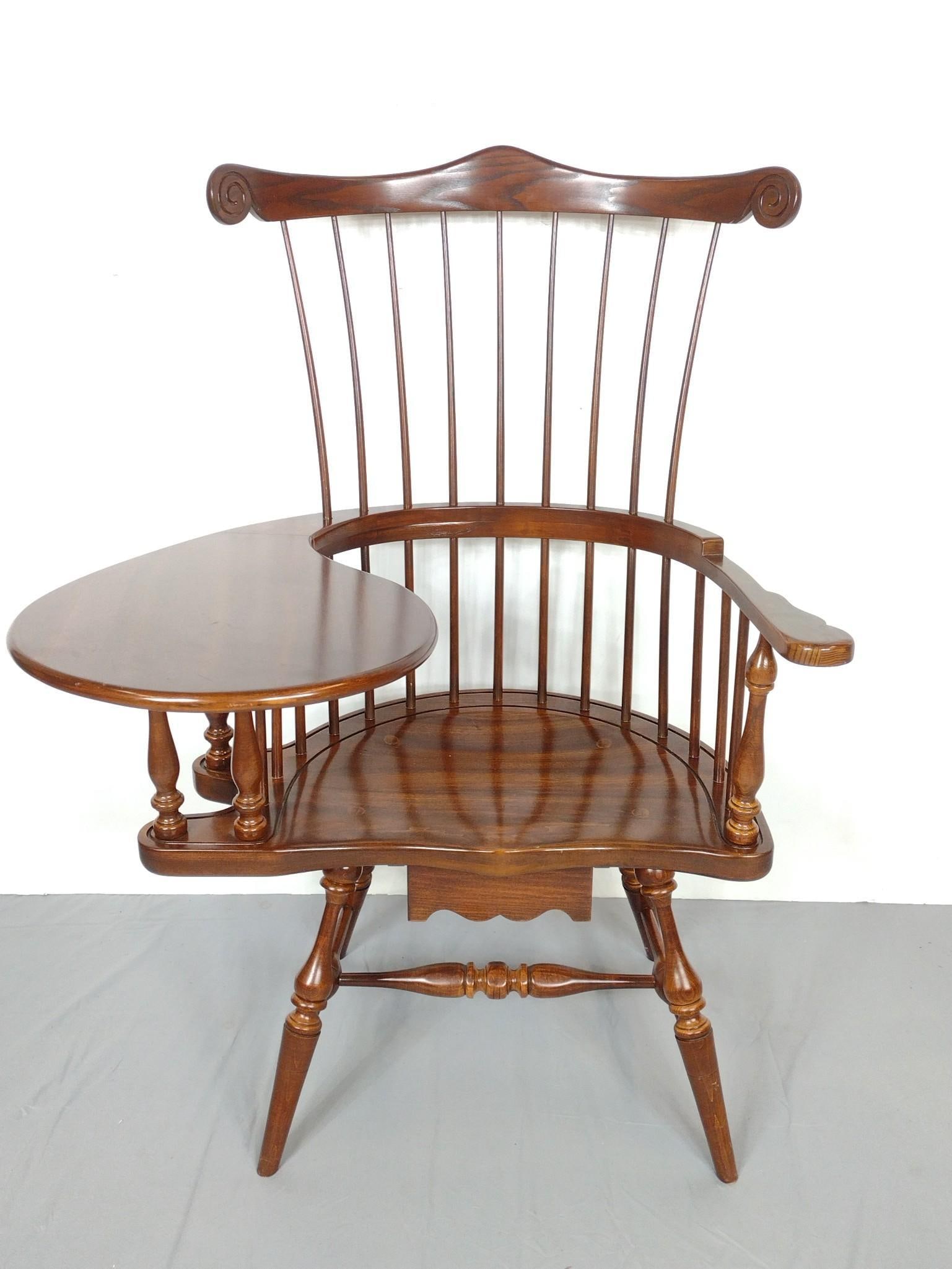 Colonial Reproductions Comb-Back Windsor Writing Chair (1 of 8)