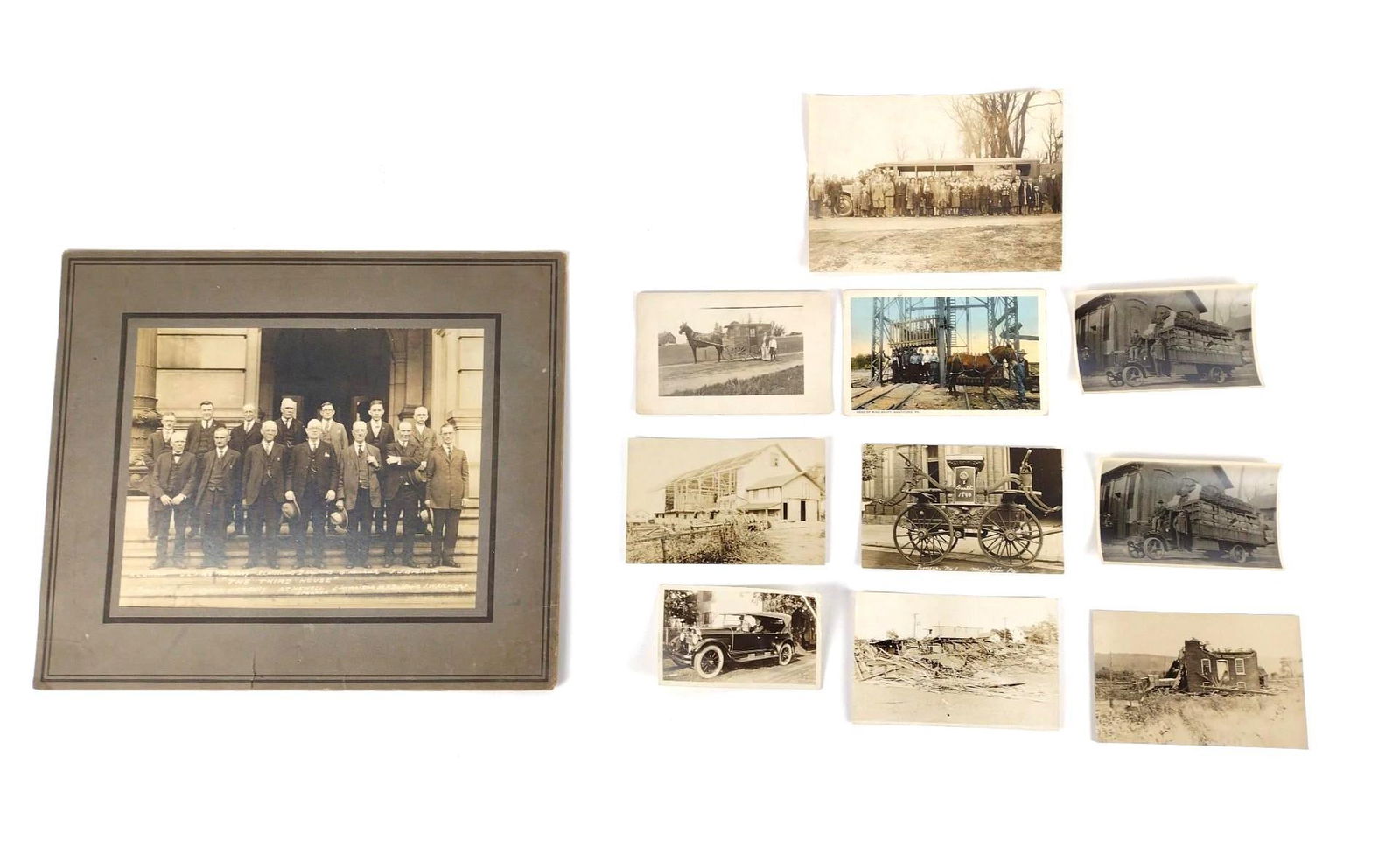 10 Antique Photographs incl Wreckage (1 of 13)