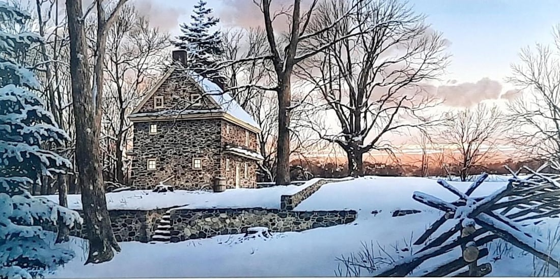 Richard Bollinger Winter Landscape Ltd Ed Print (1 of 4)