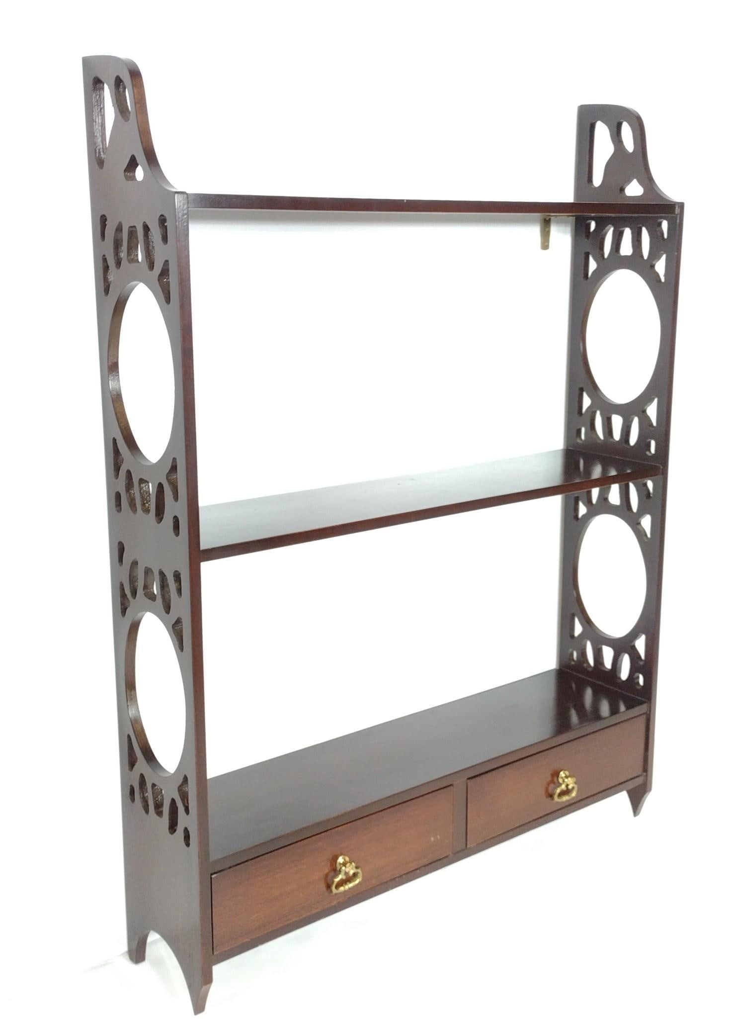 Wall Hanging Shelf with Drawers (1 of 4)