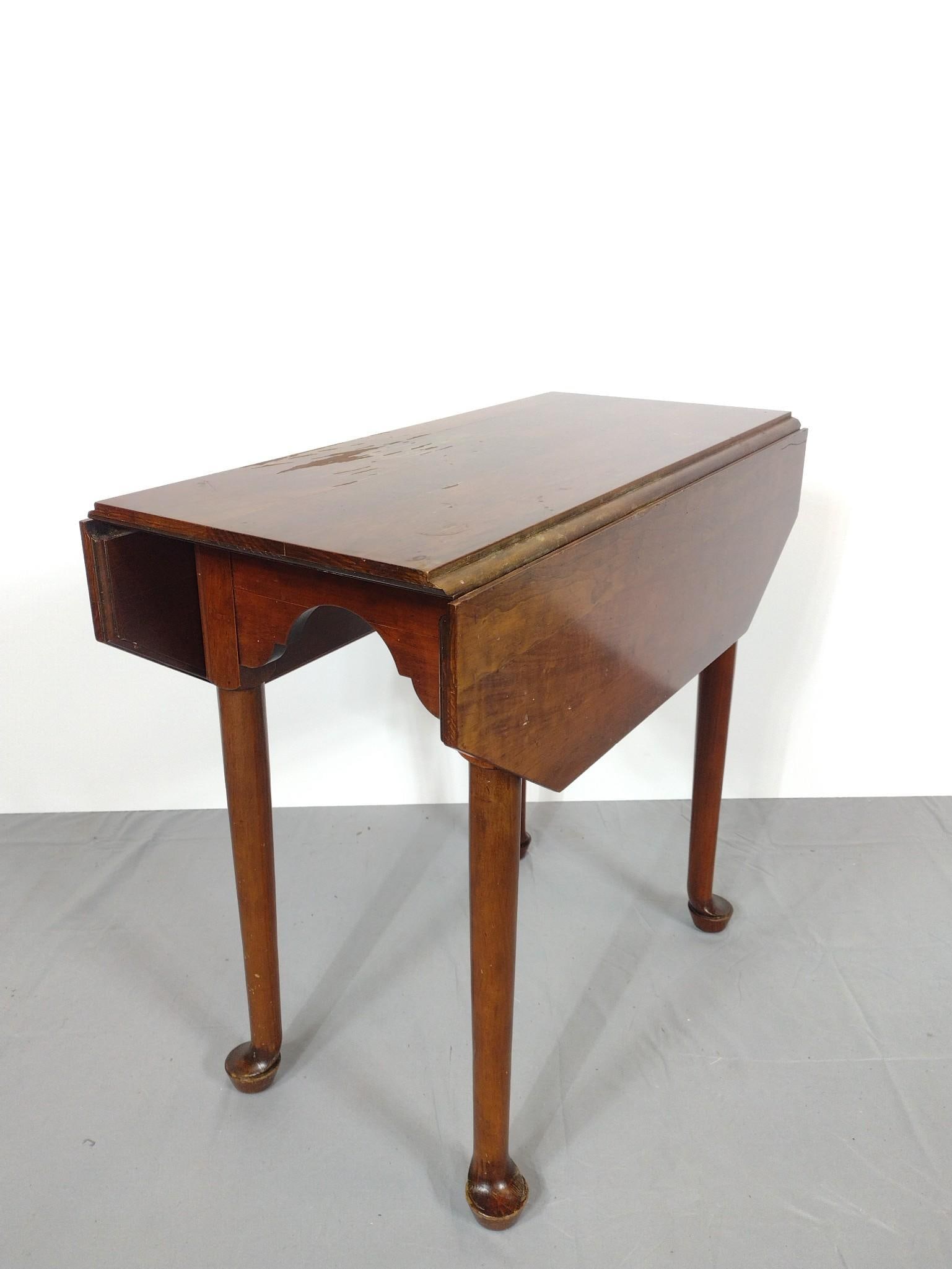 Antique Drop Side Table (1 of 6)