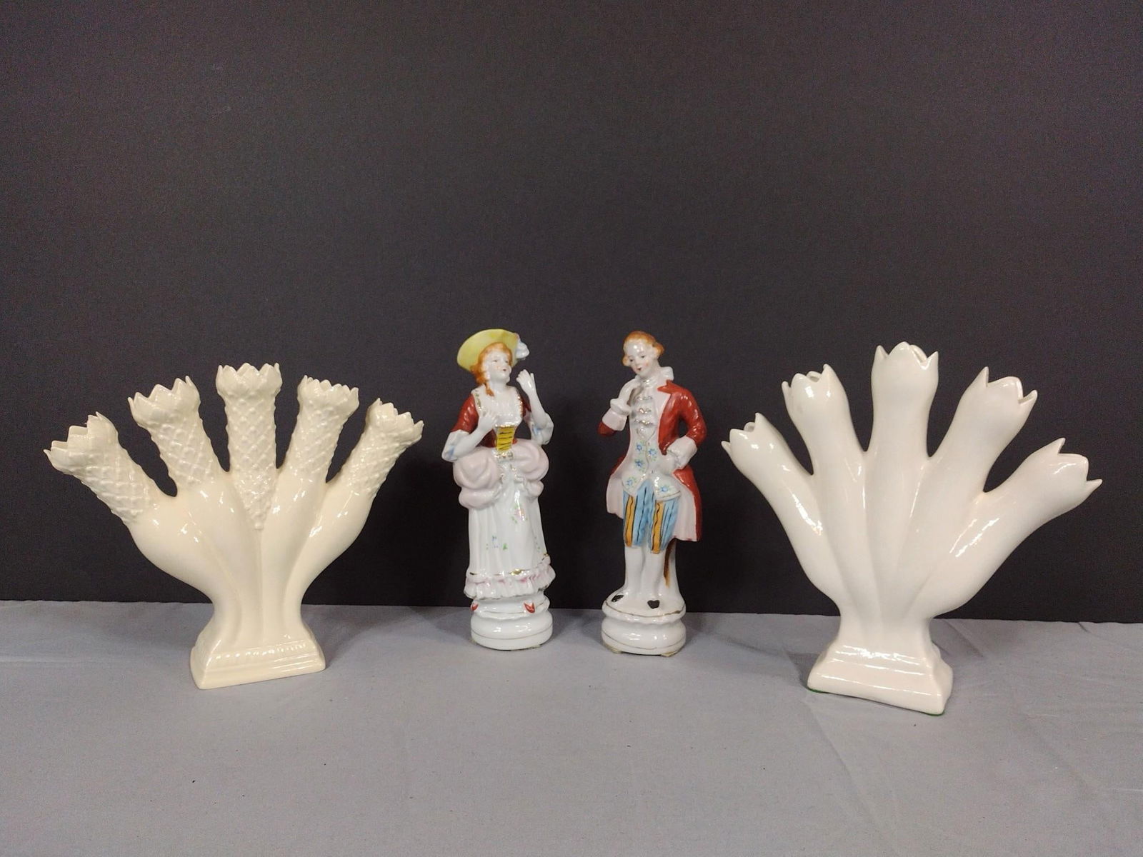 4 Ceramics incl Williamsburg and Figurines (1 of 6)