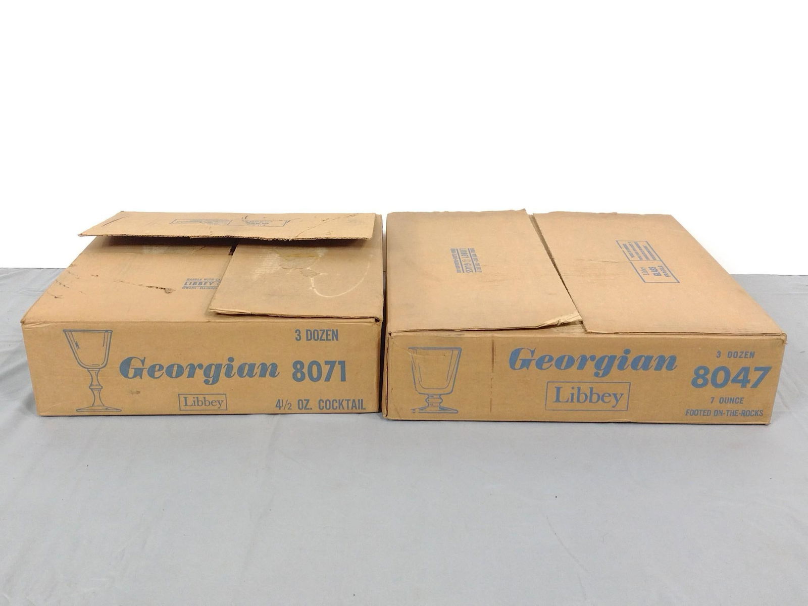 60 Pcs Libbey Georgian Glassware (1 of 4)