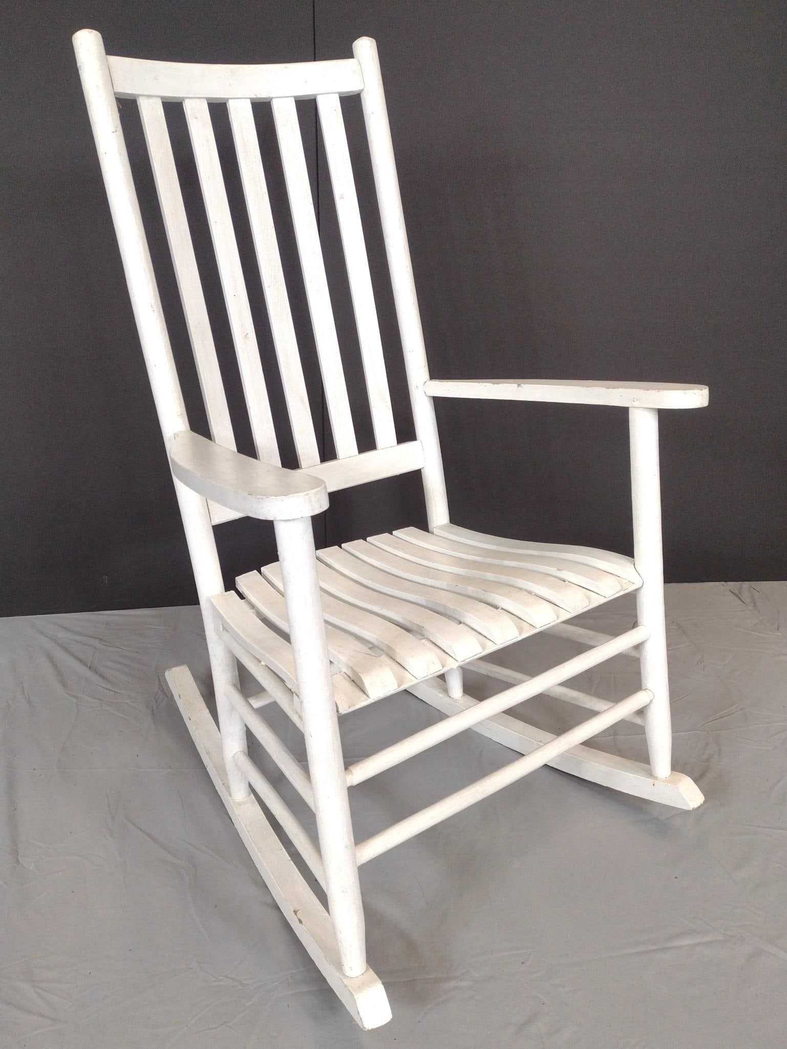 White Painted Rocking Chair (1 of 5)