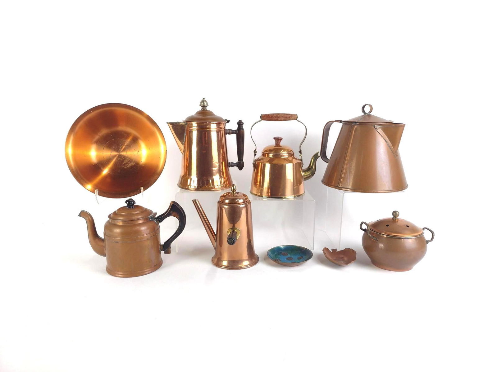 9 Pcs Copper incl Ashlee and Old Dutch (1 of 6)