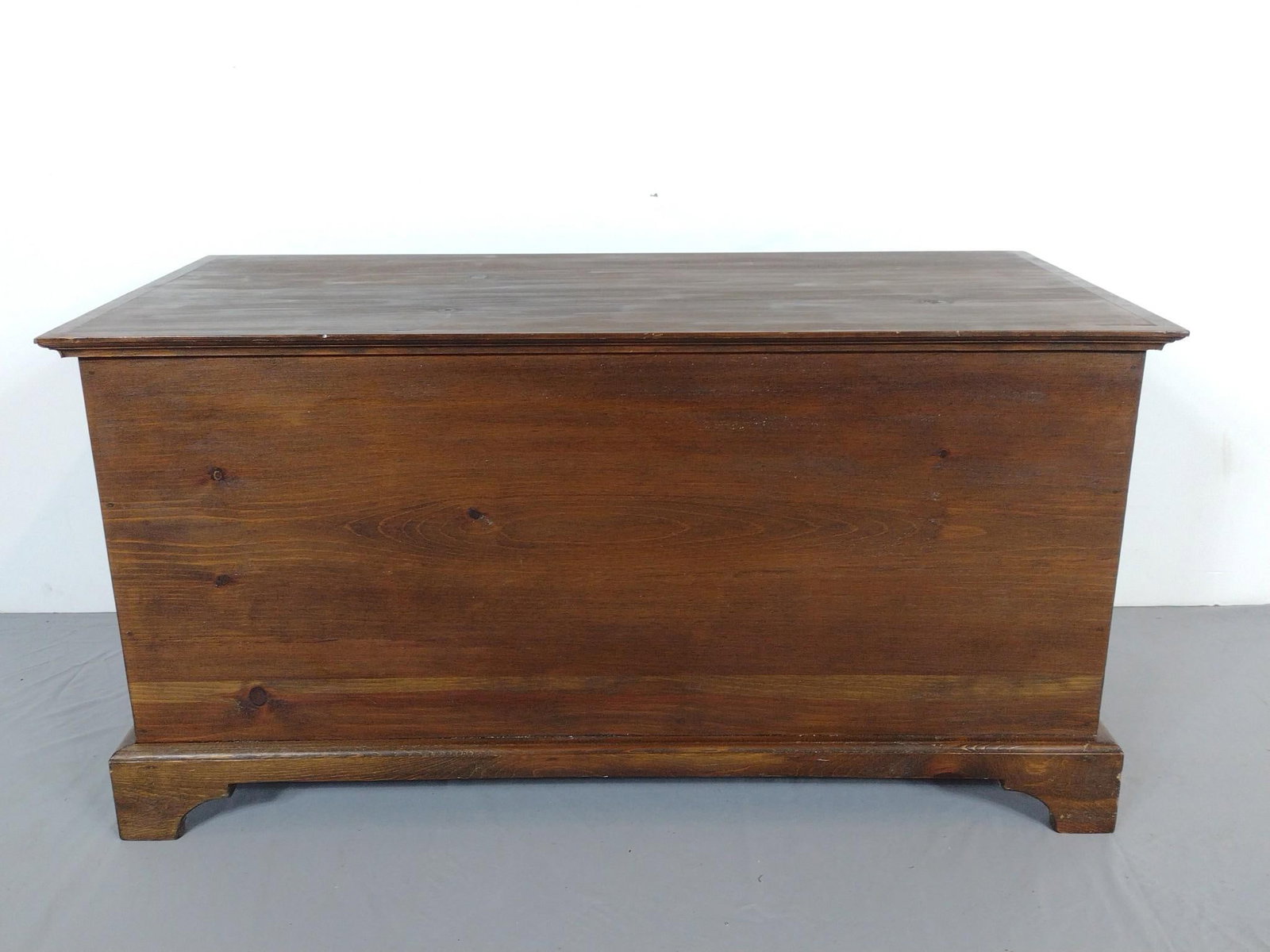 Blanket Chest: 40" wide X 18-1/2" deep X 20-1/4" high. MG.