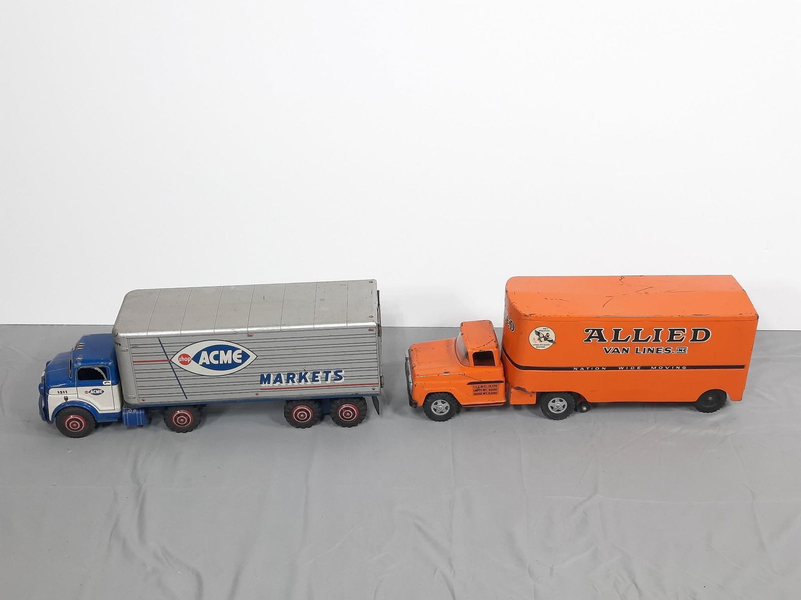 2 Vintage Toy Trucks incl Tonka Allied Van Lines (1 of 4)