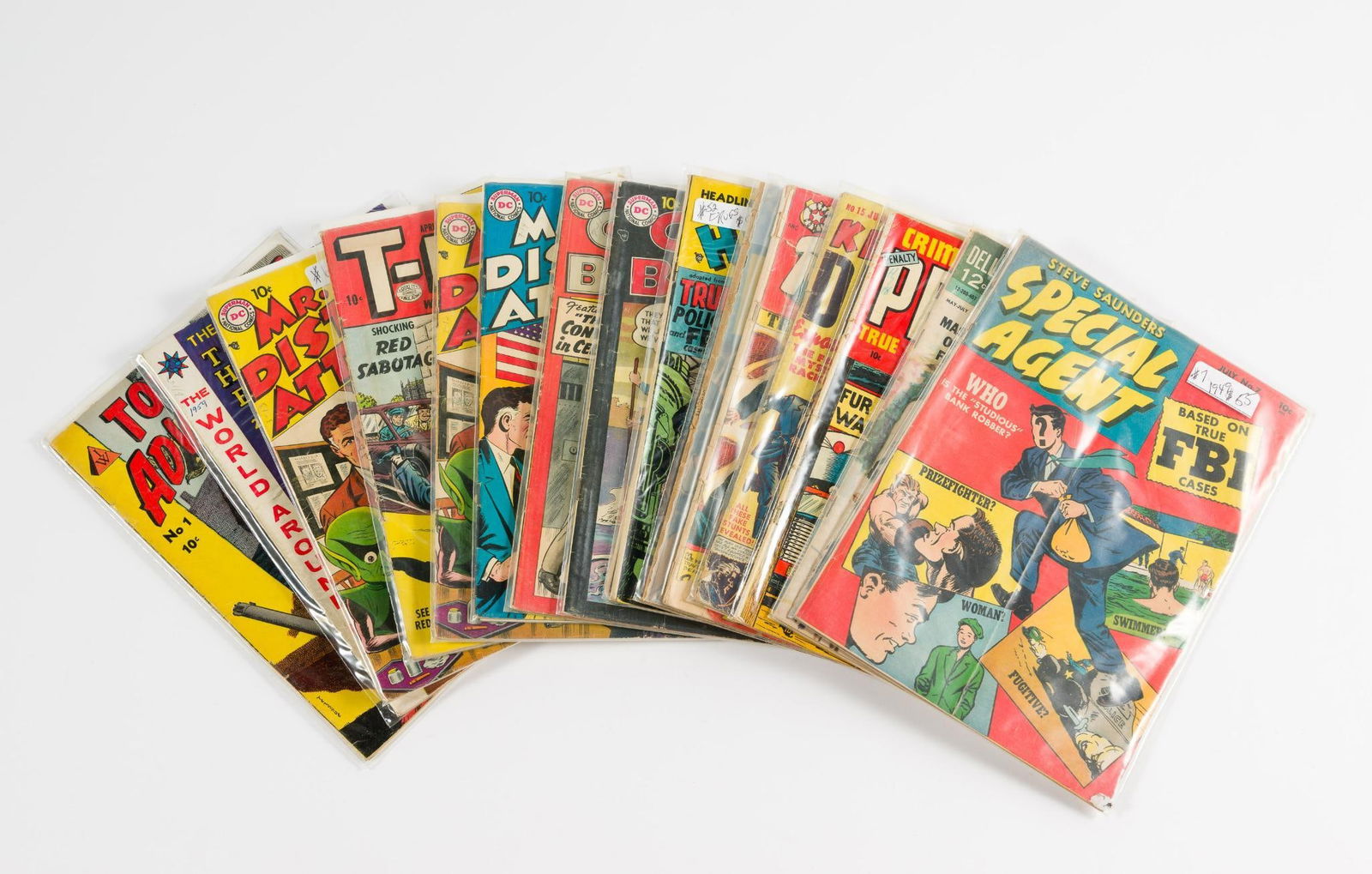 Lot of Golden Age Crime Comics (1 of 2)