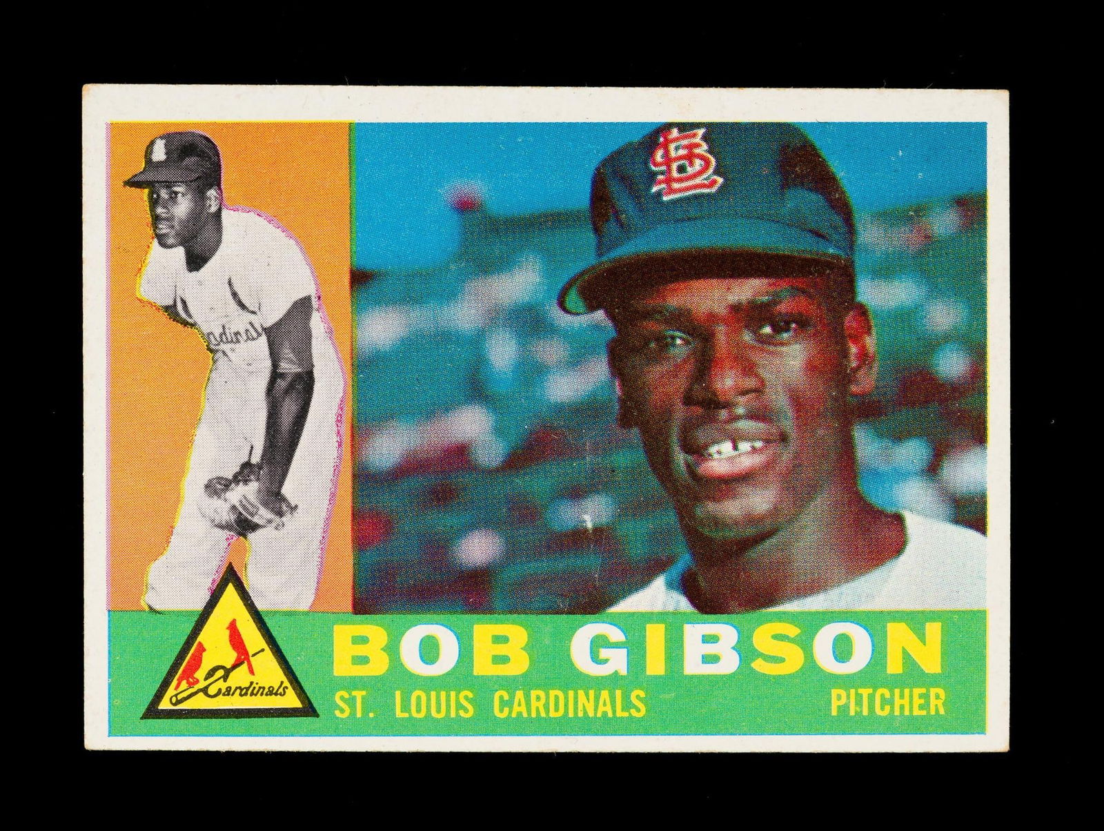 1960 Bob Gibson Topps Baseball Card (1 of 2)