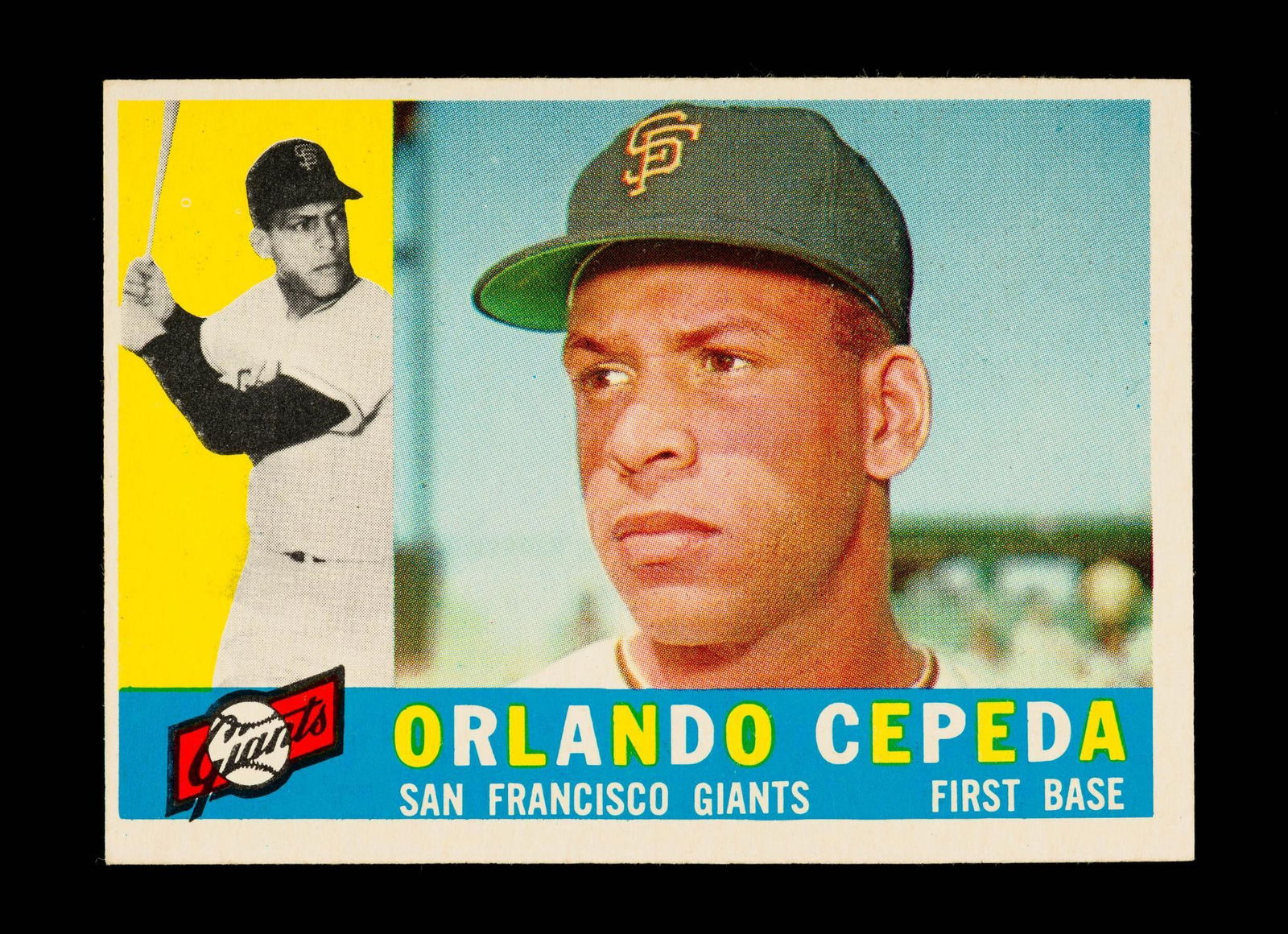 1960 Orlando Cepeda Topps Baseball Card (1 of 2)