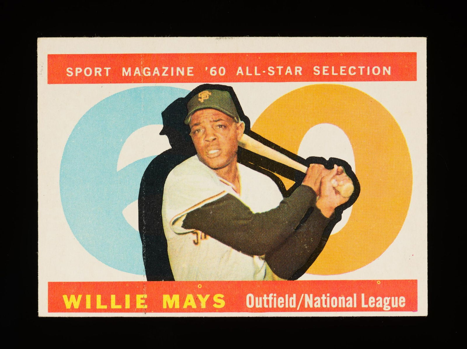 1960 Willie Mays Topps Baseball Card (1 of 2)
