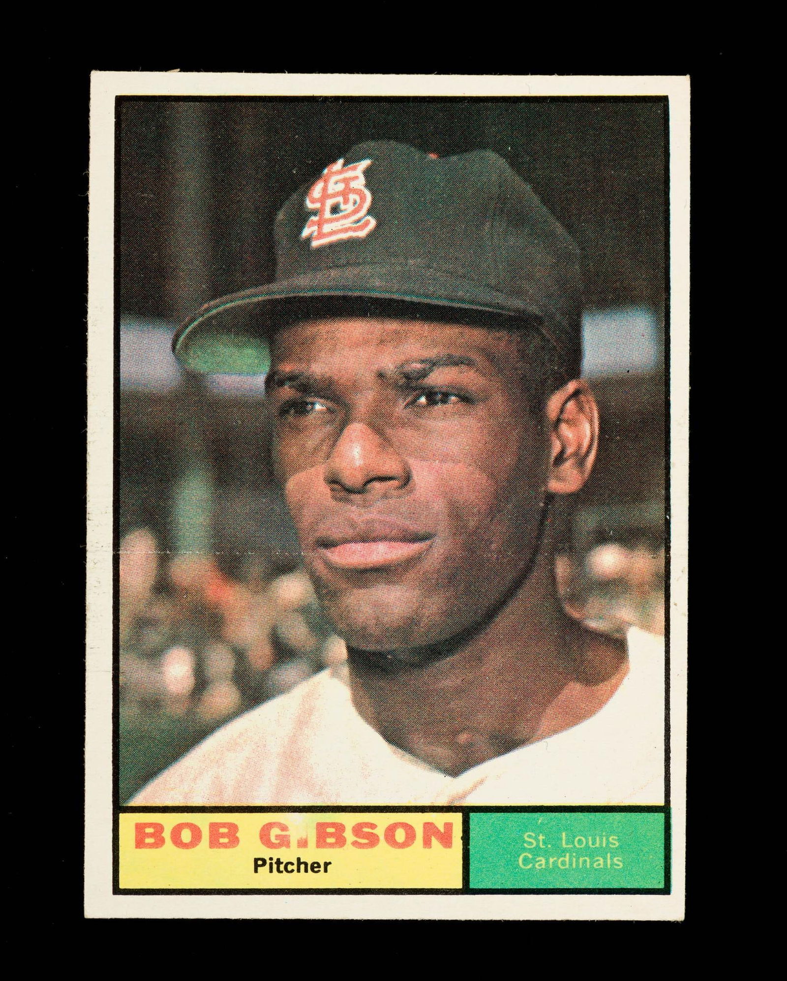 1961 Bob Gibson Topps Baseball Card (1 of 2)