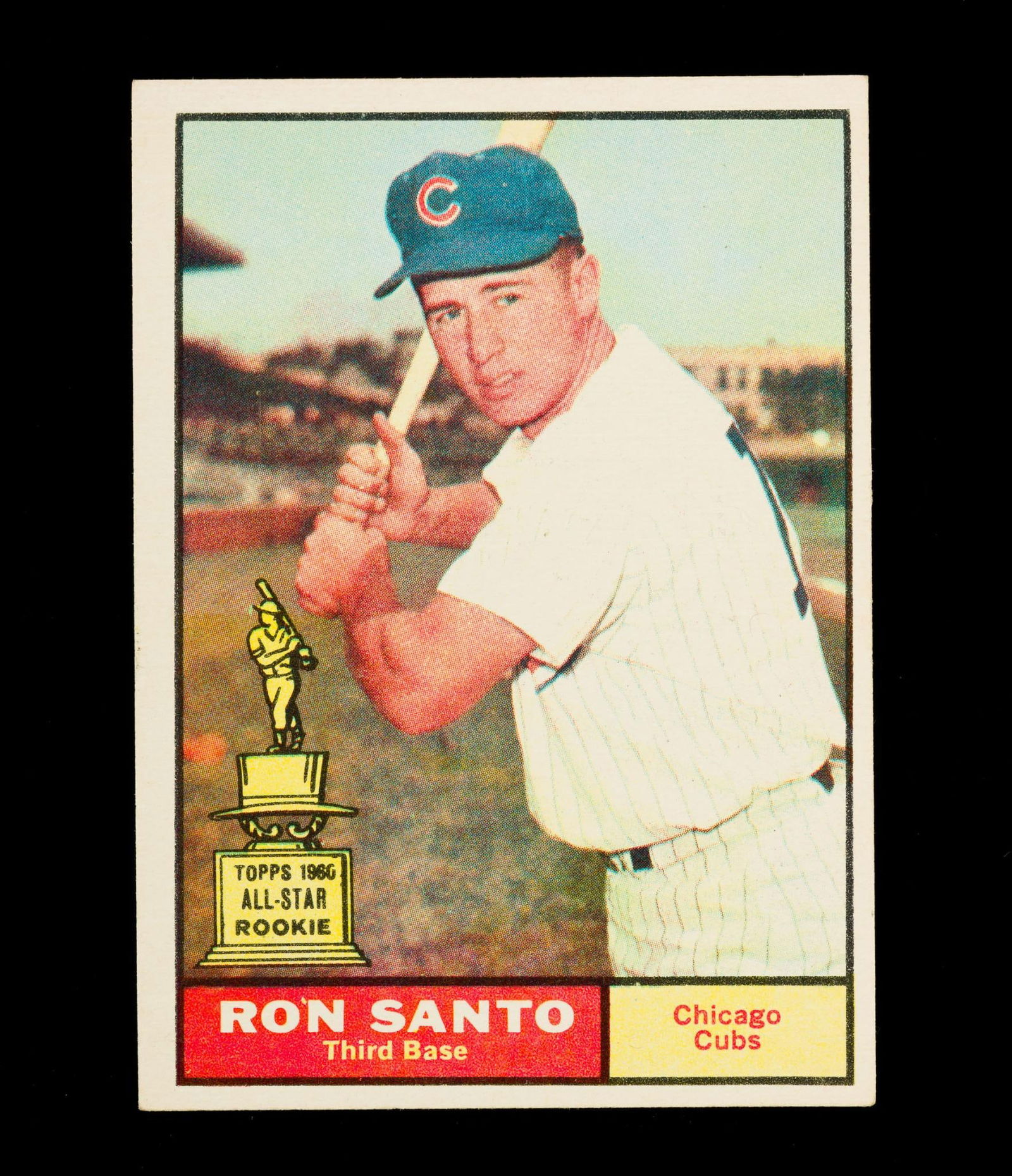 1961 Ron Santo Rookie Topps Baseball Card (1 of 2)
