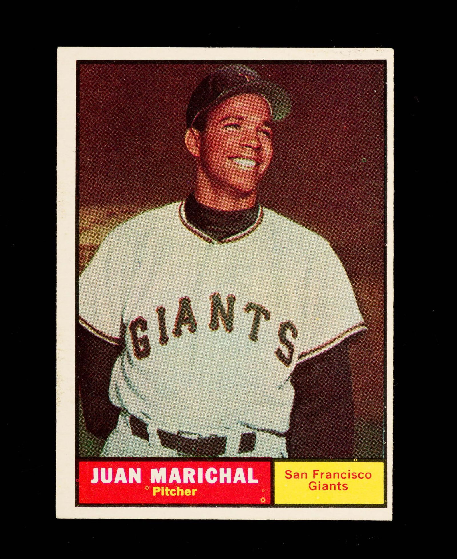 1961 Juan Marichal Rookie SP Topps Baseball Card (1 of 2)